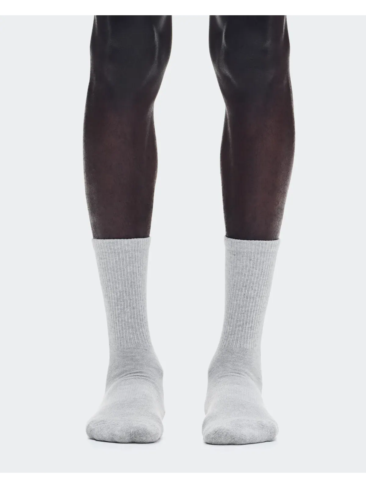 Носки комплект из двух пар с махровой стопой Club Sock High On — изображение 2 из 5, серый