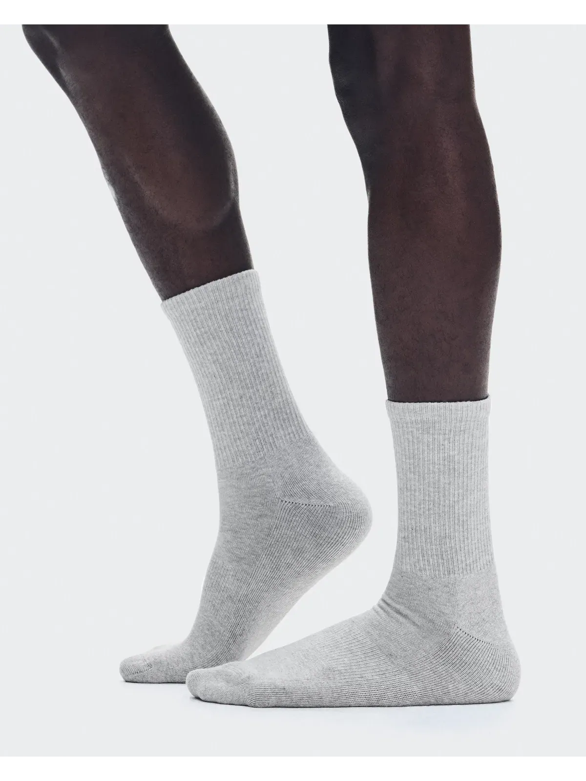 Носки комплект из двух пар с махровой стопой Club Sock High On — изображение 3 из 5, серый