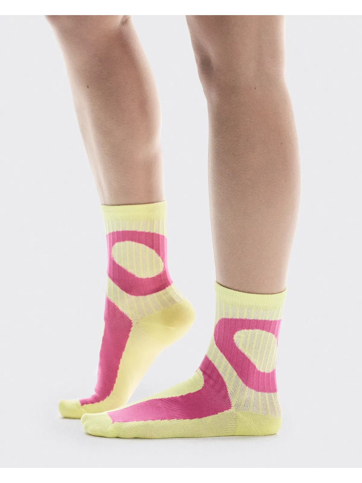 Носки комплект из двух пар с логотипом Liquid Logo Sock High On — изображение 3 из 5, розовый