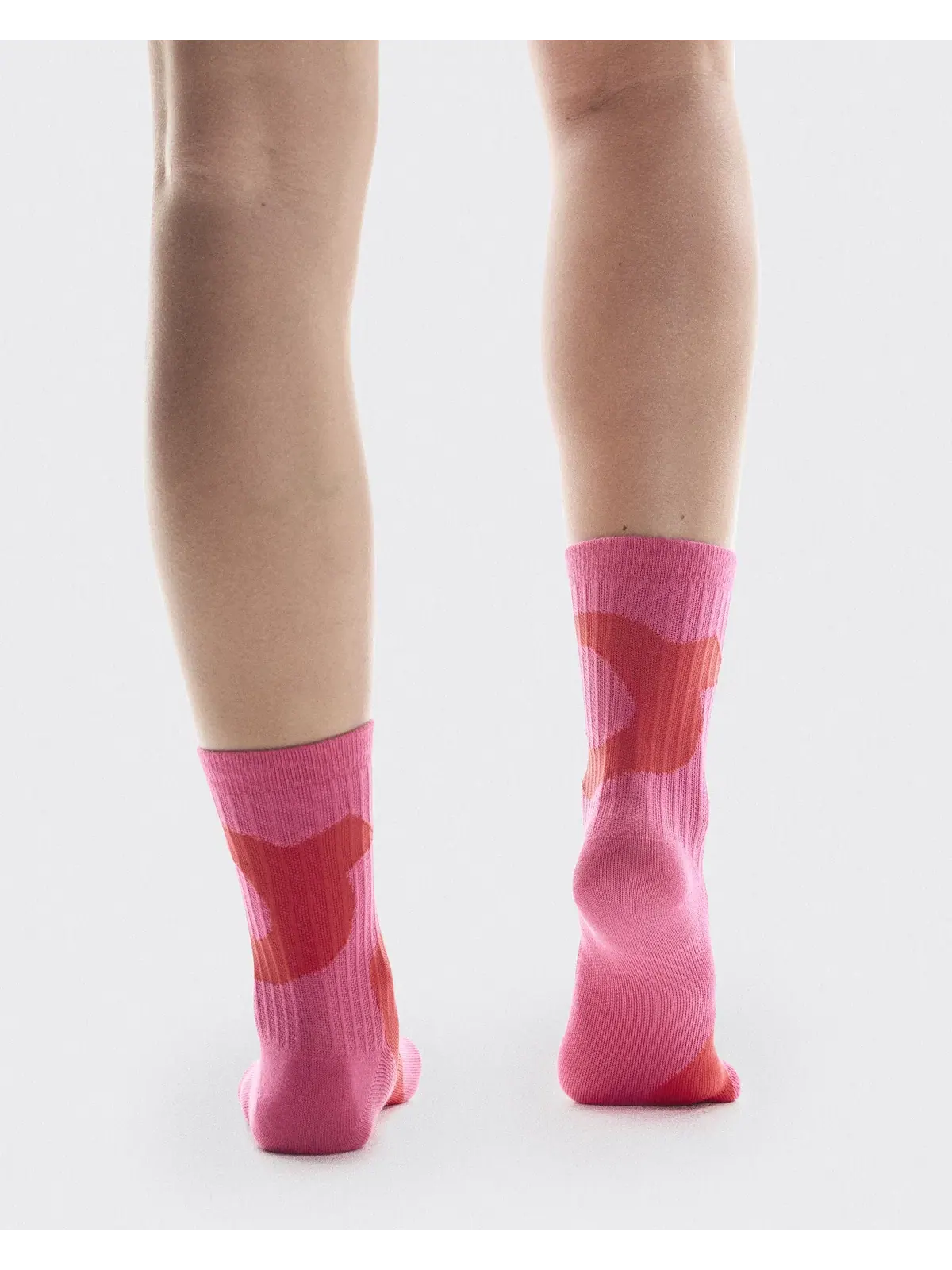 Носки комплект из двух пар с логотипом Liquid Logo Sock High On — изображение 4 из 5, розовый