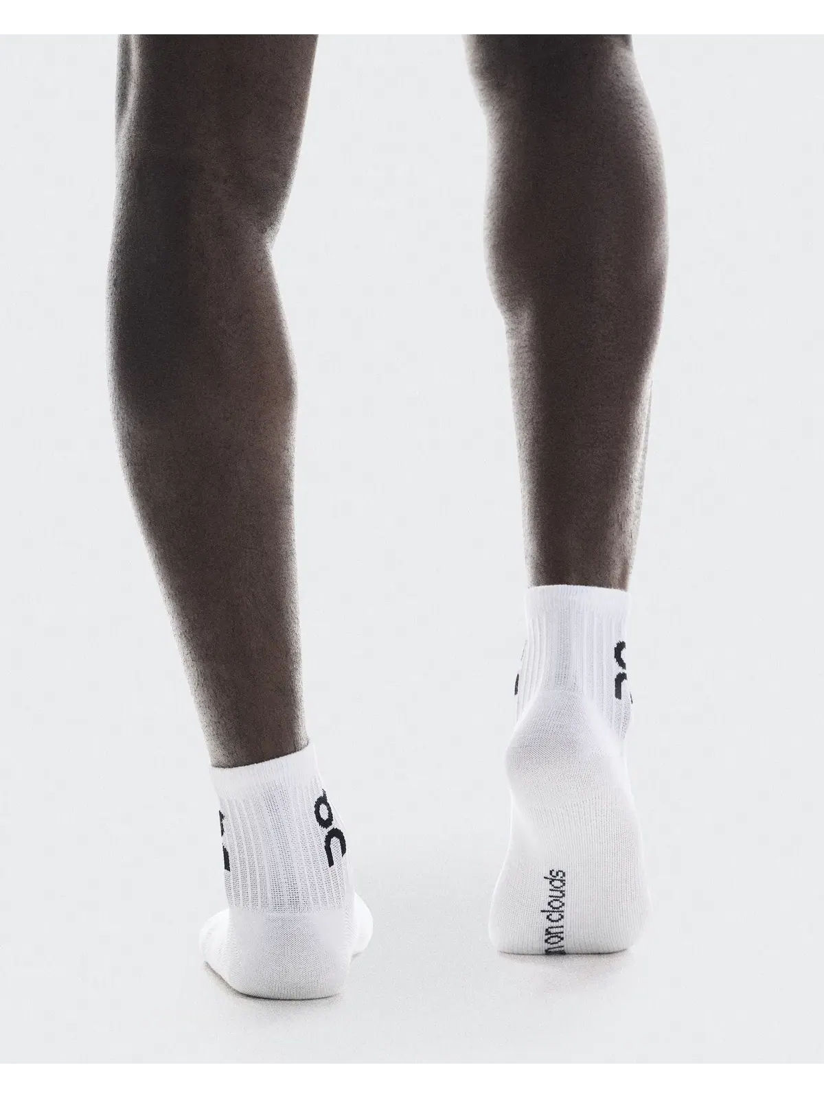 Носки комплект из 3 пар с логотипом Logo Sock Mid 3P On — изображение 4 из 5, белый