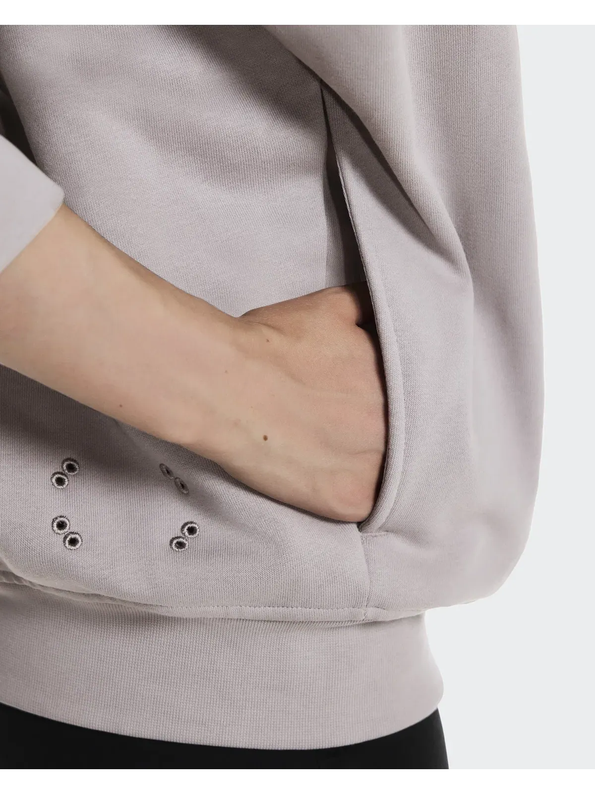 Женский свитшот на молнии с высоким воротом Club Collective 1/4 Zip On, Ore — изображение 7 из 9, землисто-коричневый