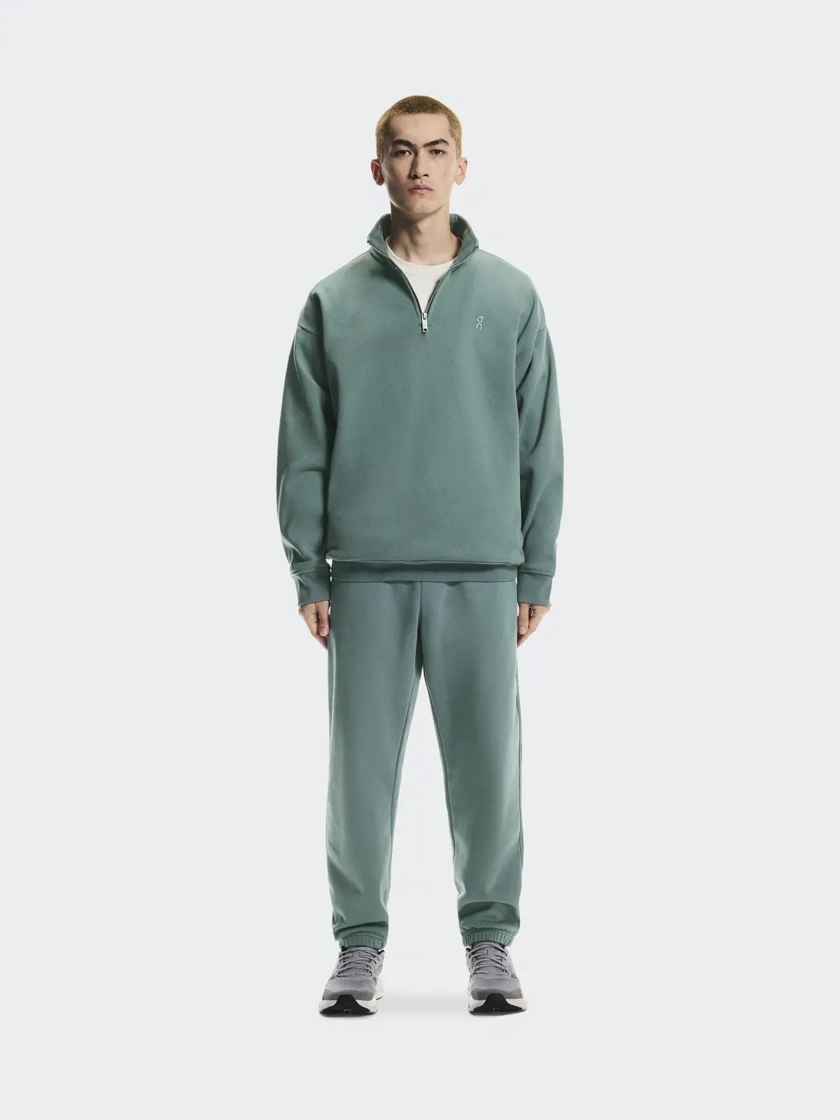 Мужской свитшот на молнии с высоким воротом Club Collective 1/4 Zip On — изображение 2 из 9, приливной