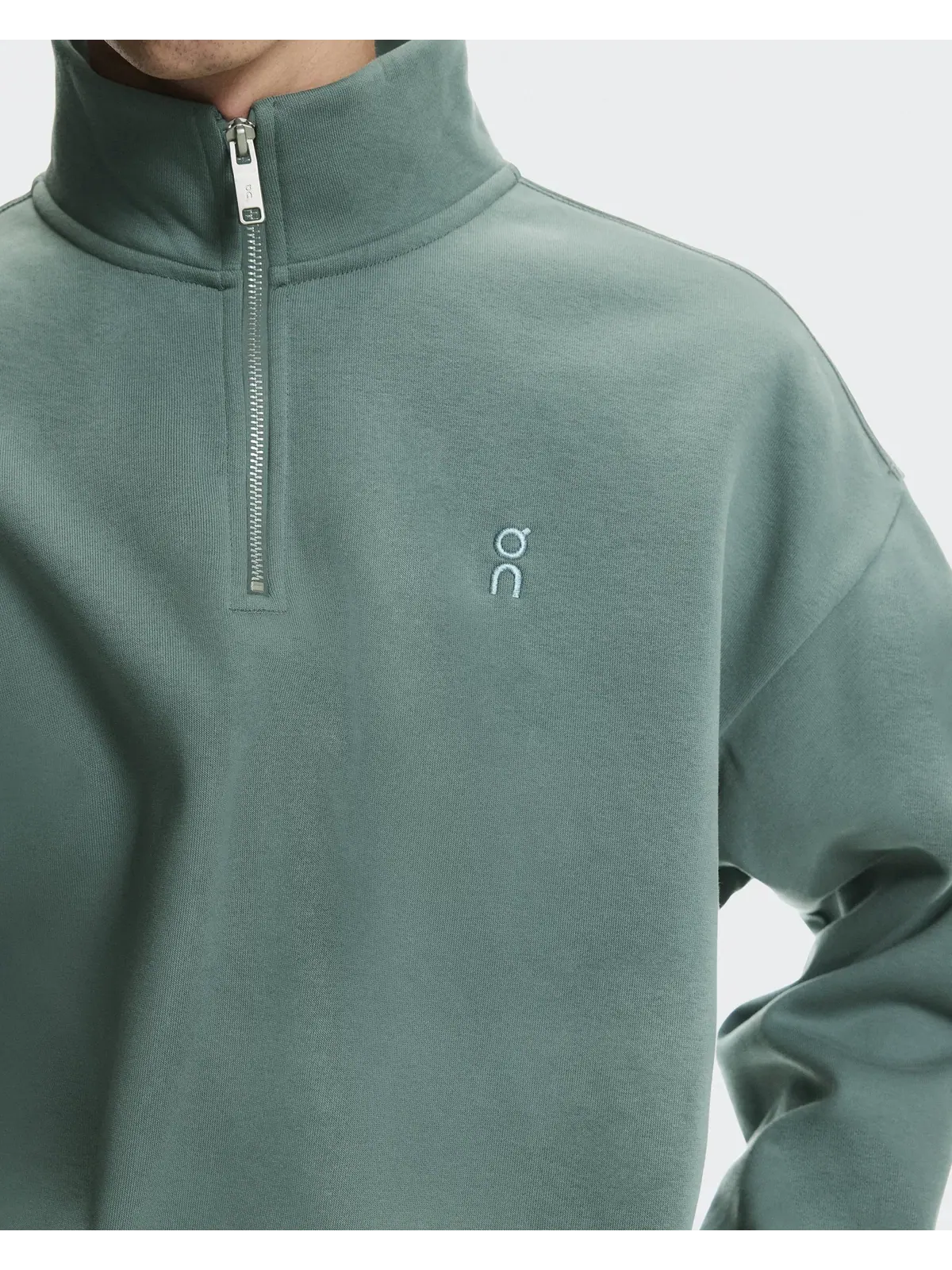 Мужской свитшот на молнии с высоким воротом Club Collective 1/4 Zip On — изображение 6 из 9, приливной