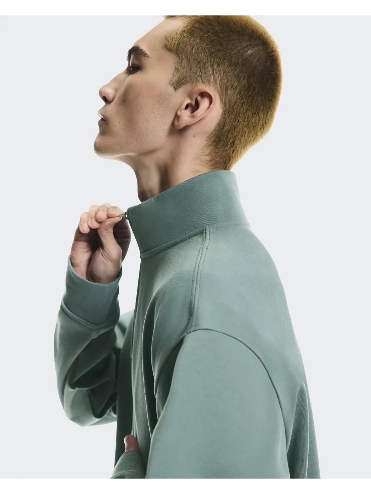 Мужской свитшот на молнии с высоким воротом Club Collective 1/4 Zip On — изображение 7 из 9, приливной