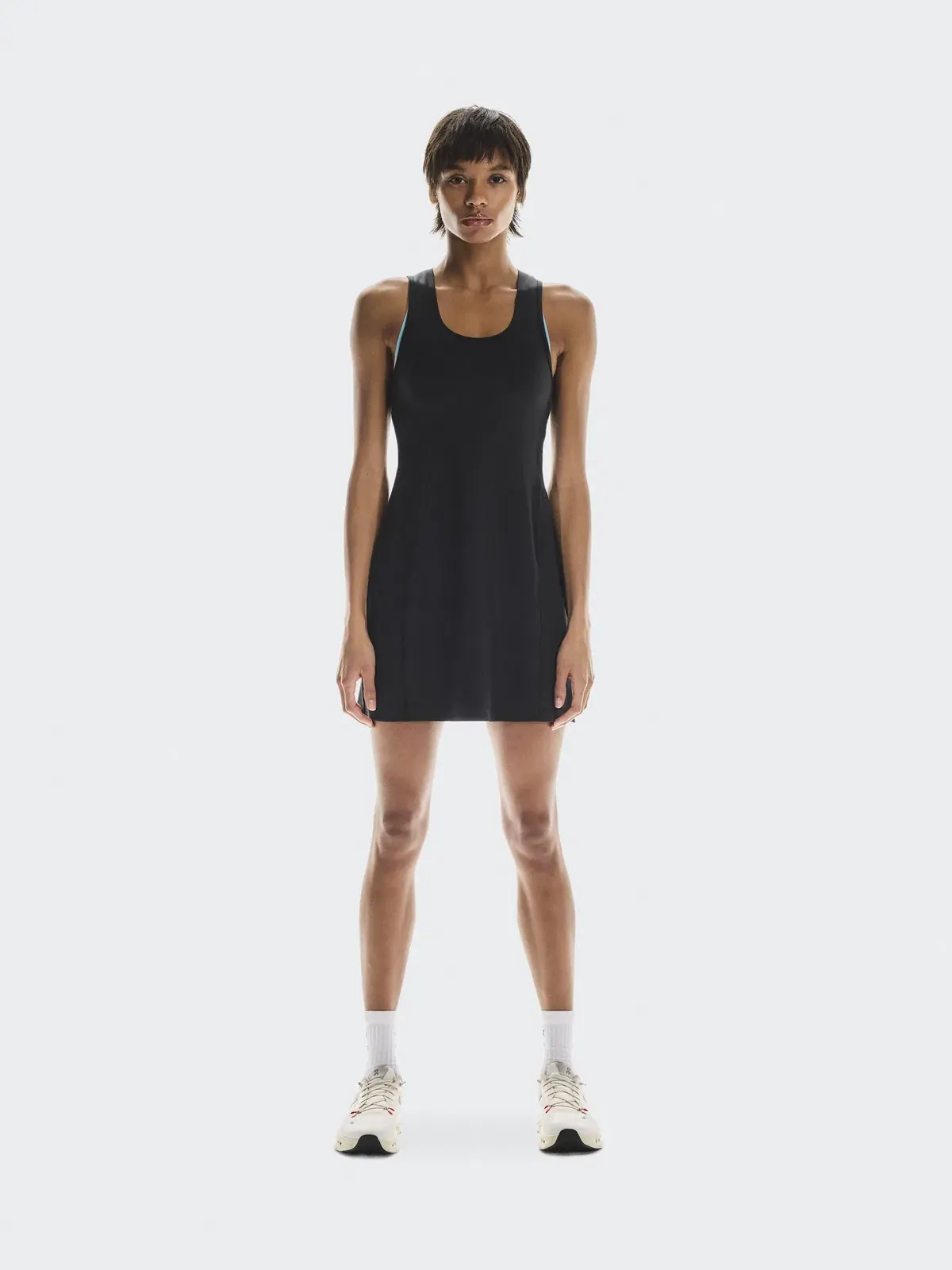 Женское платье для тренировок с открытой спиной Studio Dress On — изображение 2 из 8, черный