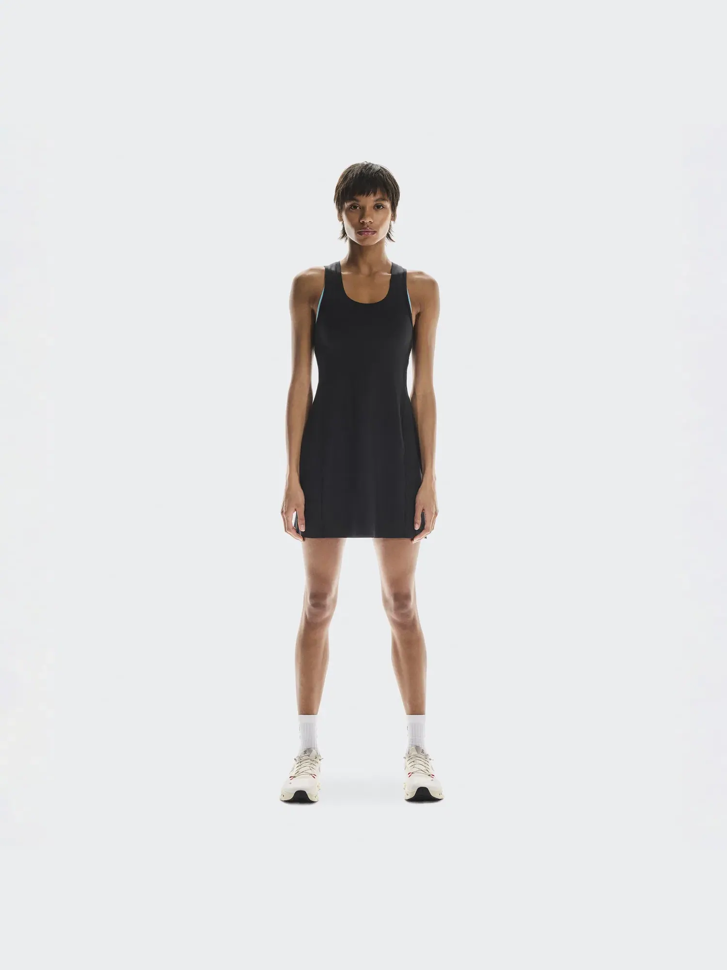 Женское платье для тренировок с открытой спиной Studio Dress On — изображение 8 из 8, черный
