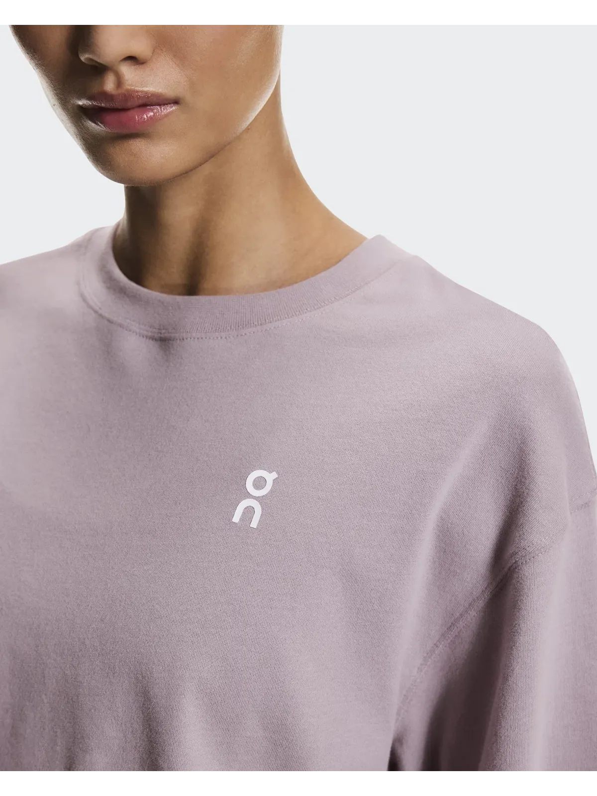 Женская футболка свободного кроя с принтом Club Boxy-T On, Heron — изображение 5 из 8, светло-серый