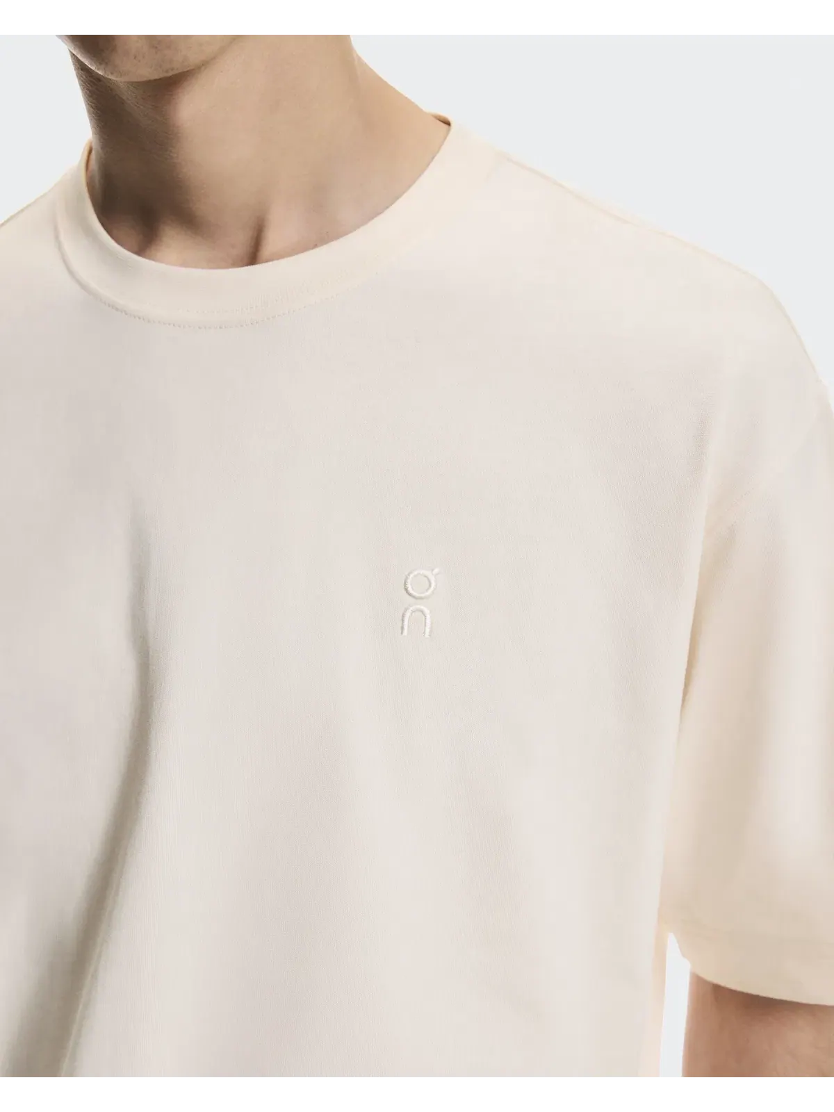 Мужская футболка с вышивкой Club Collective-T On — изображение 5 из 8, бежевый