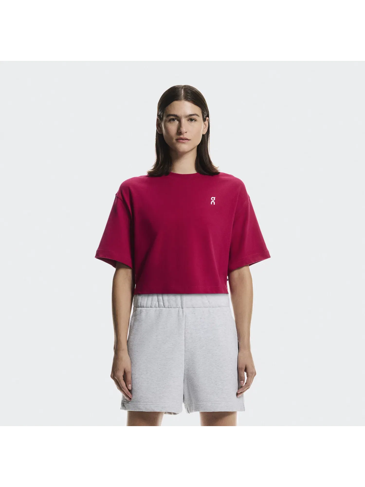 Женская футболка свободного кроя с принтом Club Boxy-T On Grenadine — изображение 9 из 9, гренадин
