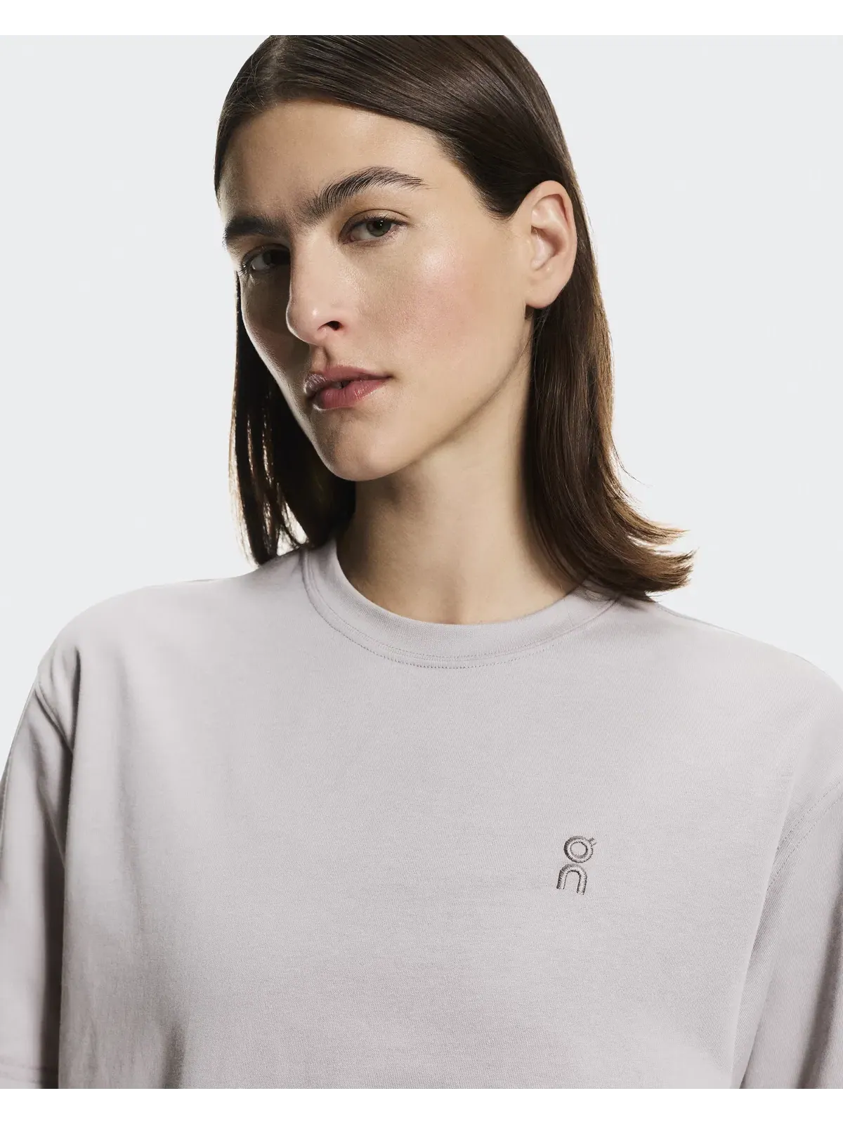 Женская футболка с вышитыми логотипами Club Collective-T On, Ore — изображение 6 из 9, землисто-коричневый