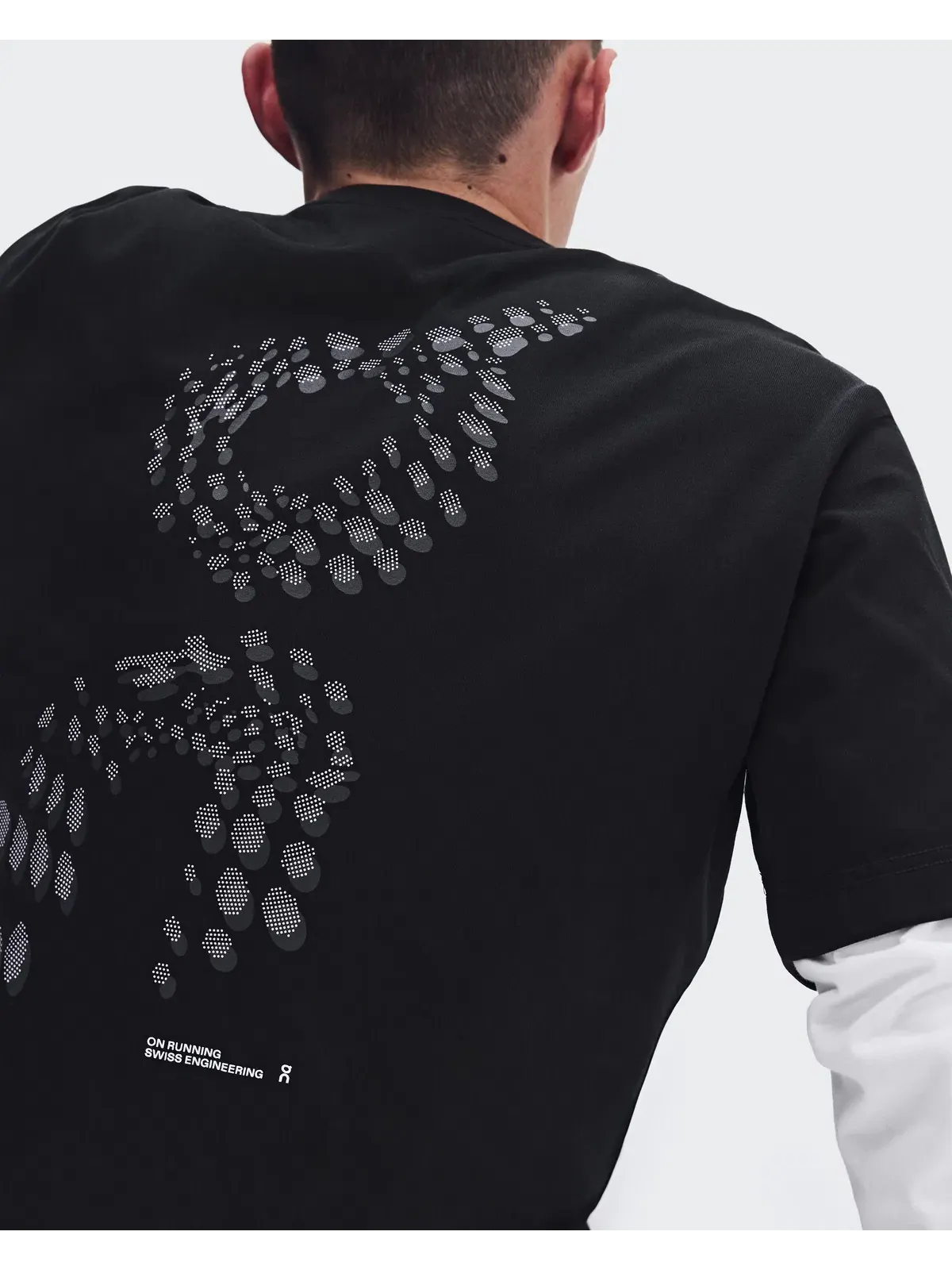 Мужская футболка с принтом на спине Club Collective-T Runner On — изображение 6 из 9, черный