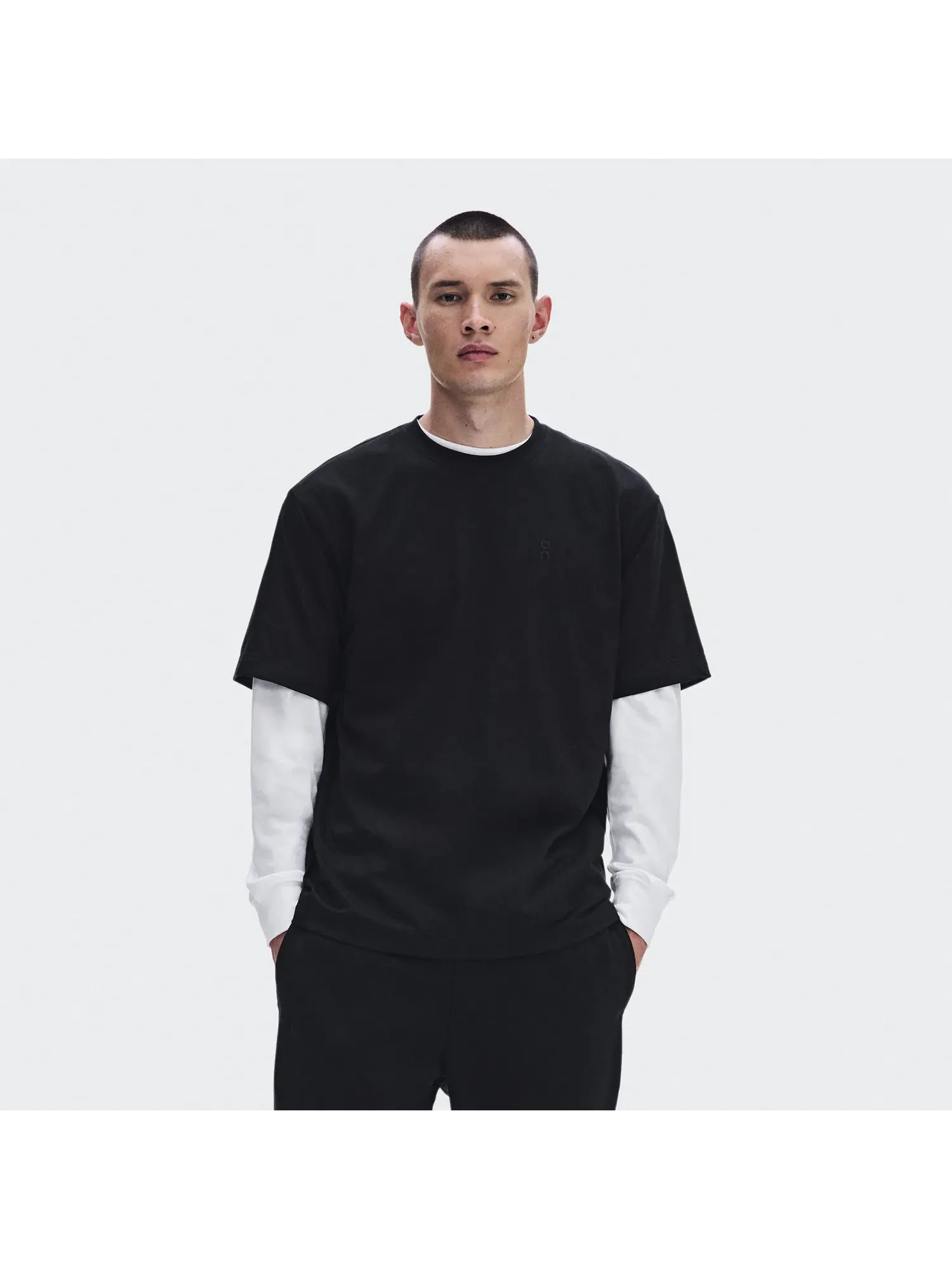 Мужская футболка с принтом на спине Club Collective-T Runner On — изображение 9 из 9, черный