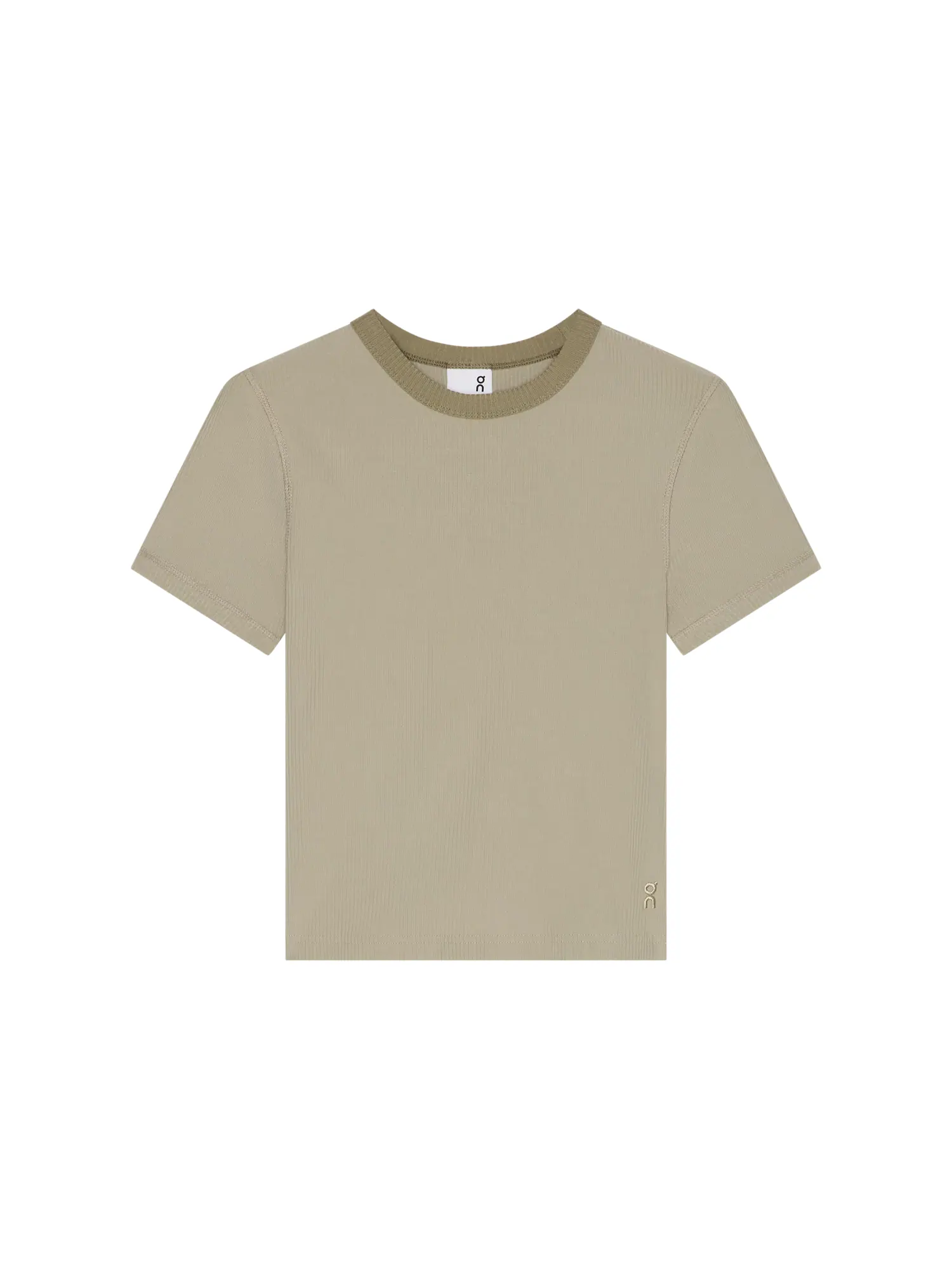 Женская футболка с принтом All-Day Ribbed T-Shirt On, Brume