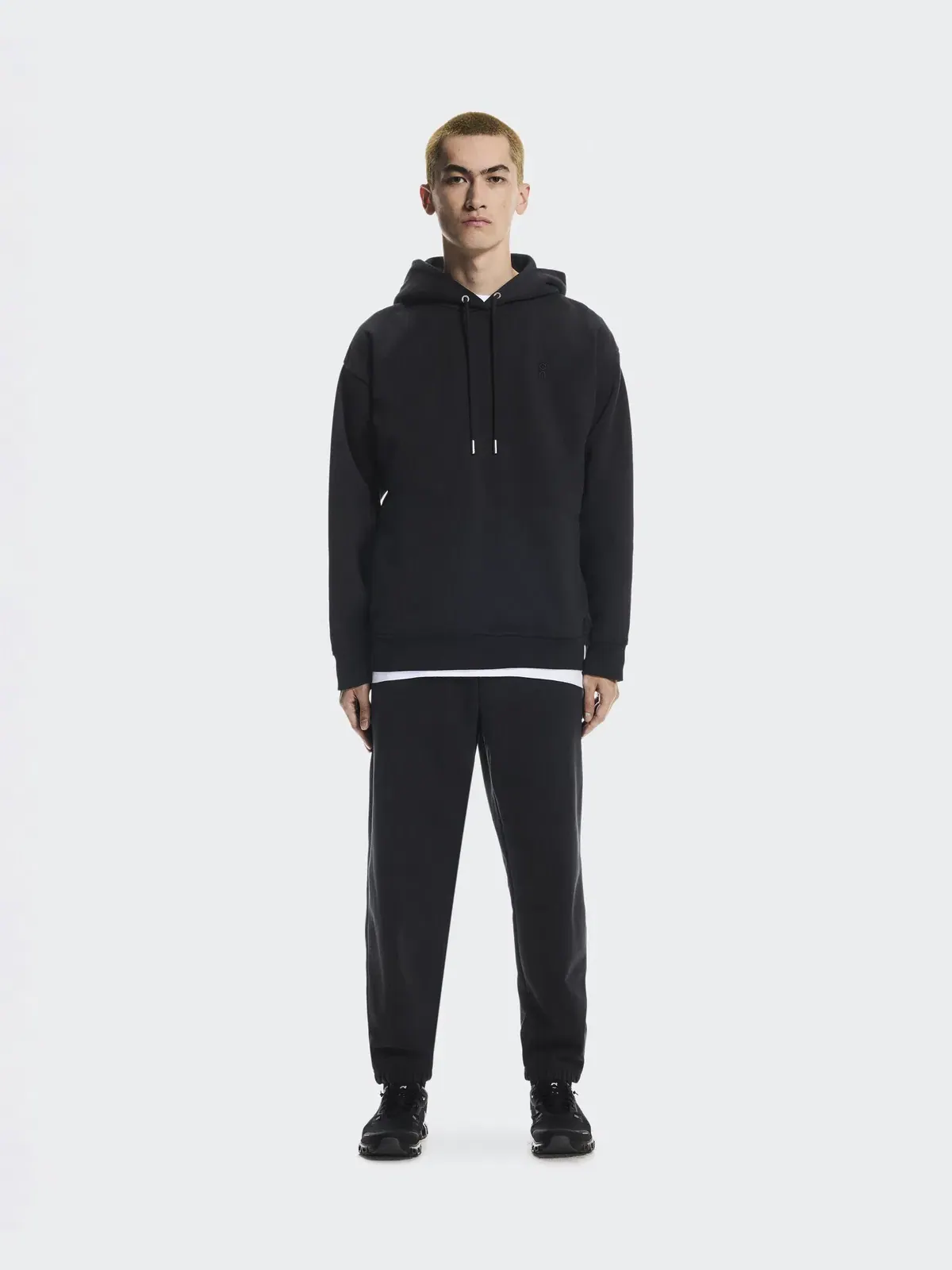Мужское худи с принтом Club Collective Hoodie On — изображение 2 из 8, черный