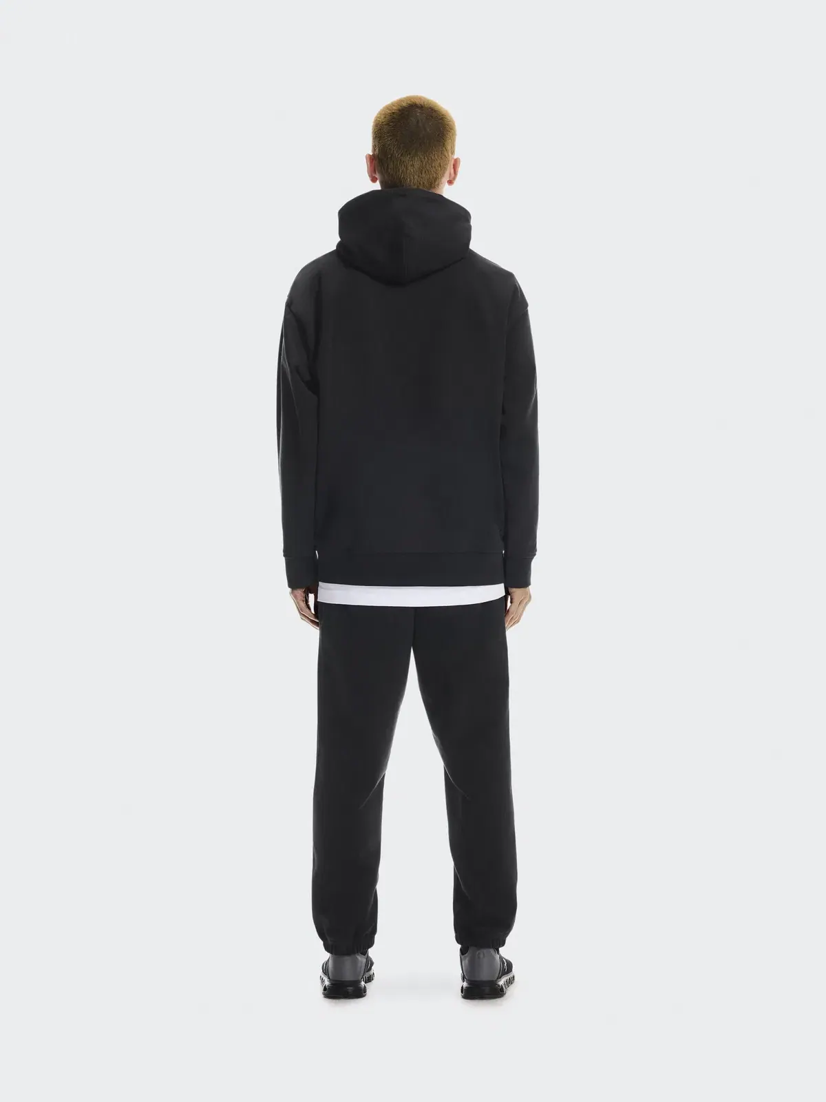 Мужское худи с принтом Club Collective Hoodie On — изображение 3 из 8, черный