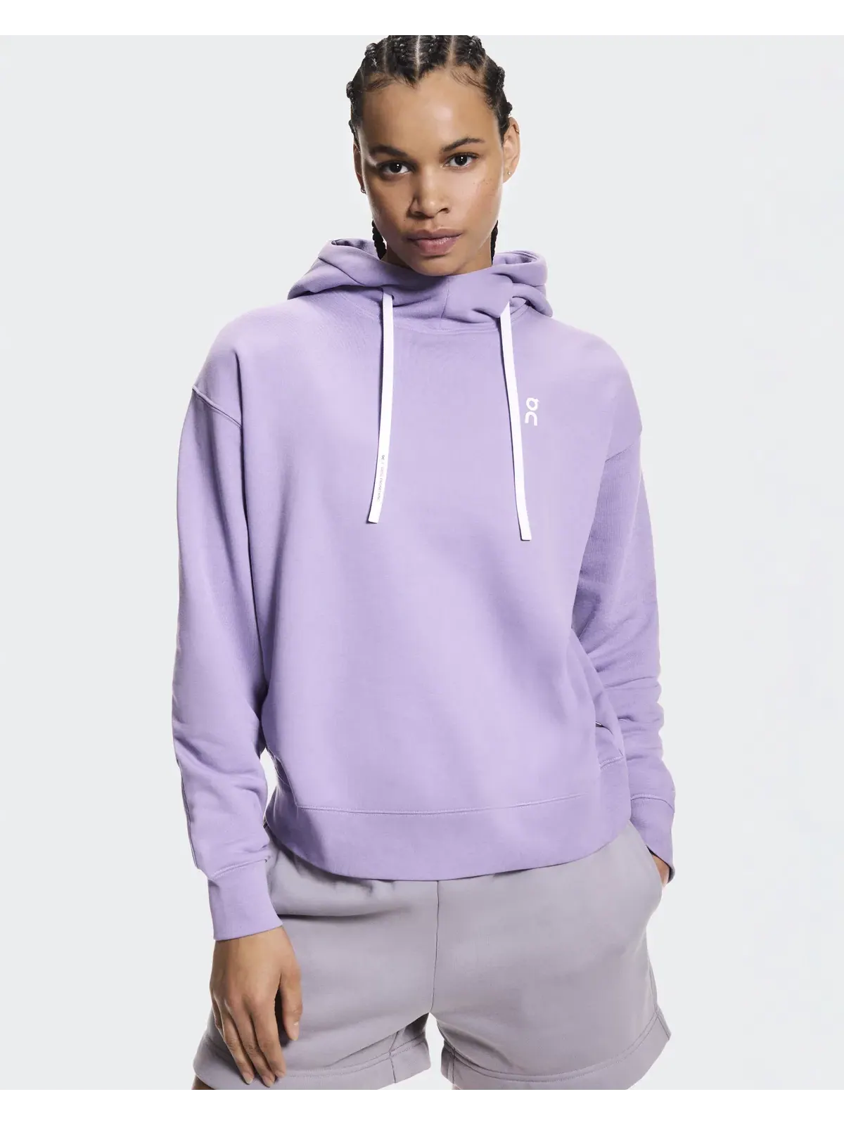 Женское худи с принтом в виде теннисного корта Club Hoodie Fade On, Bloom — изображение 4 из 7, светло-розовый