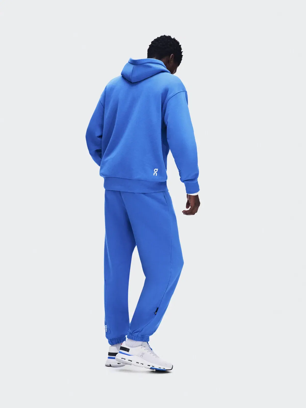 Мужское худи с капюшоном свободного кроя Club Hoodie On, Jay — изображение 4 из 11, светло-серый