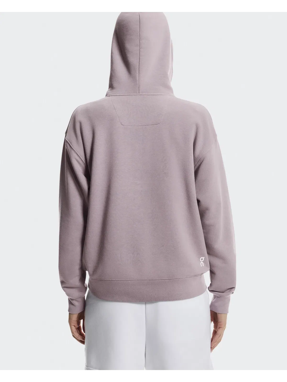 Женское худи свободного кроя с капюшоном Club Hoodie On, Heron — изображение 5 из 10, светло-серый
