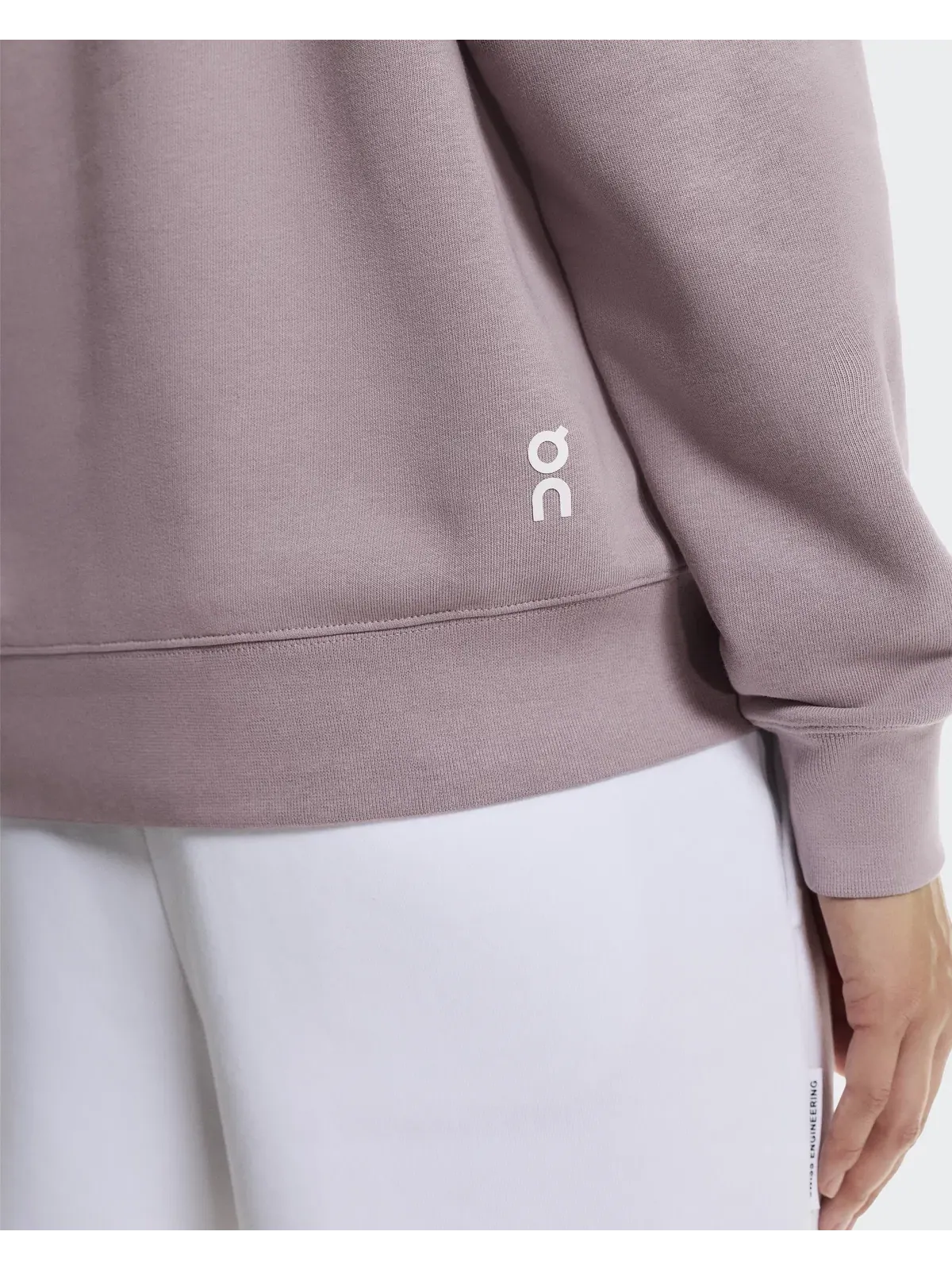 Женское худи свободного кроя с капюшоном Club Hoodie On, Heron — изображение 8 из 10, светло-серый