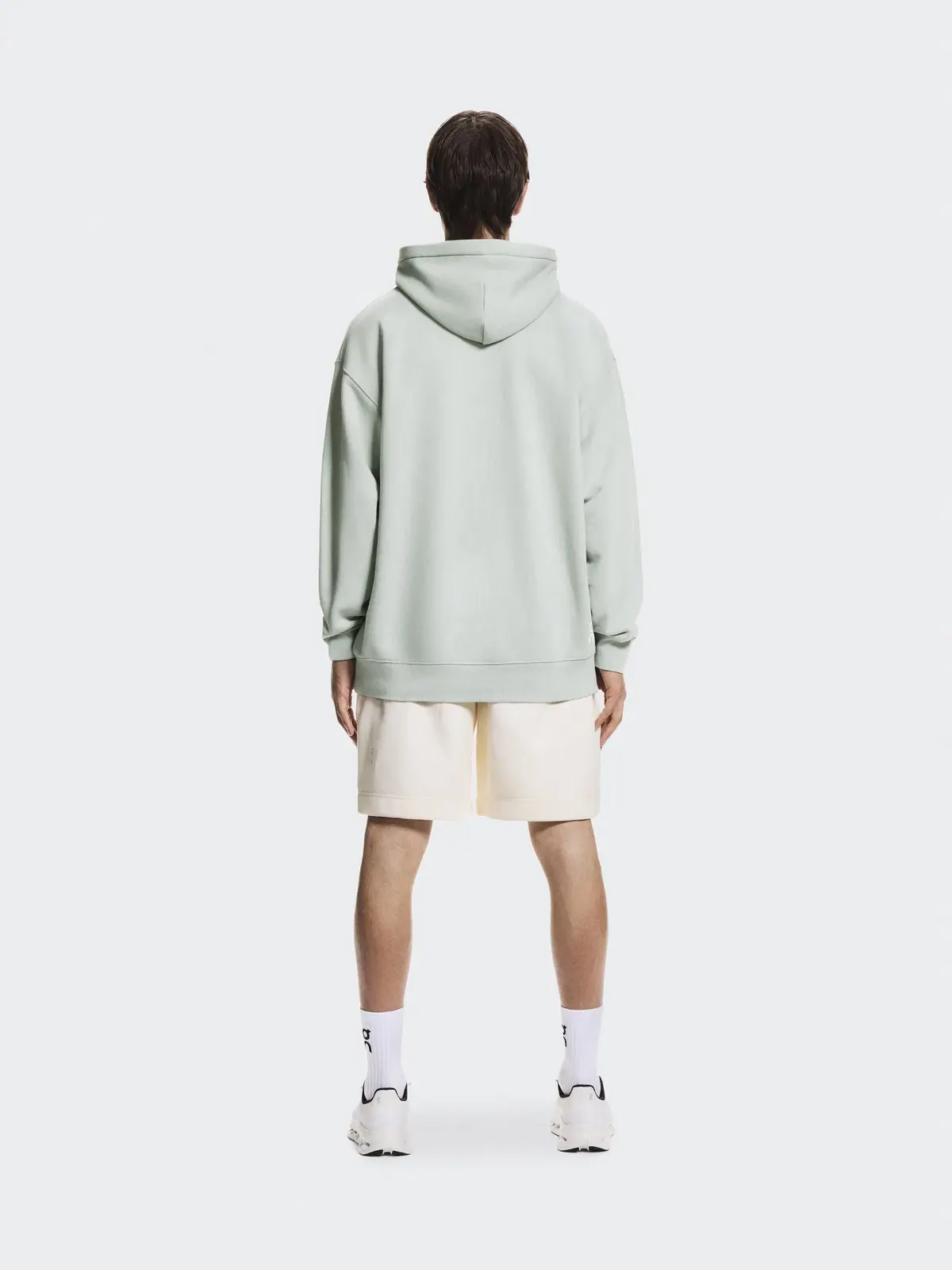 Мужское худи с капюшоном свободного кроя Club Hoodie On — изображение 3 из 8, минеральный