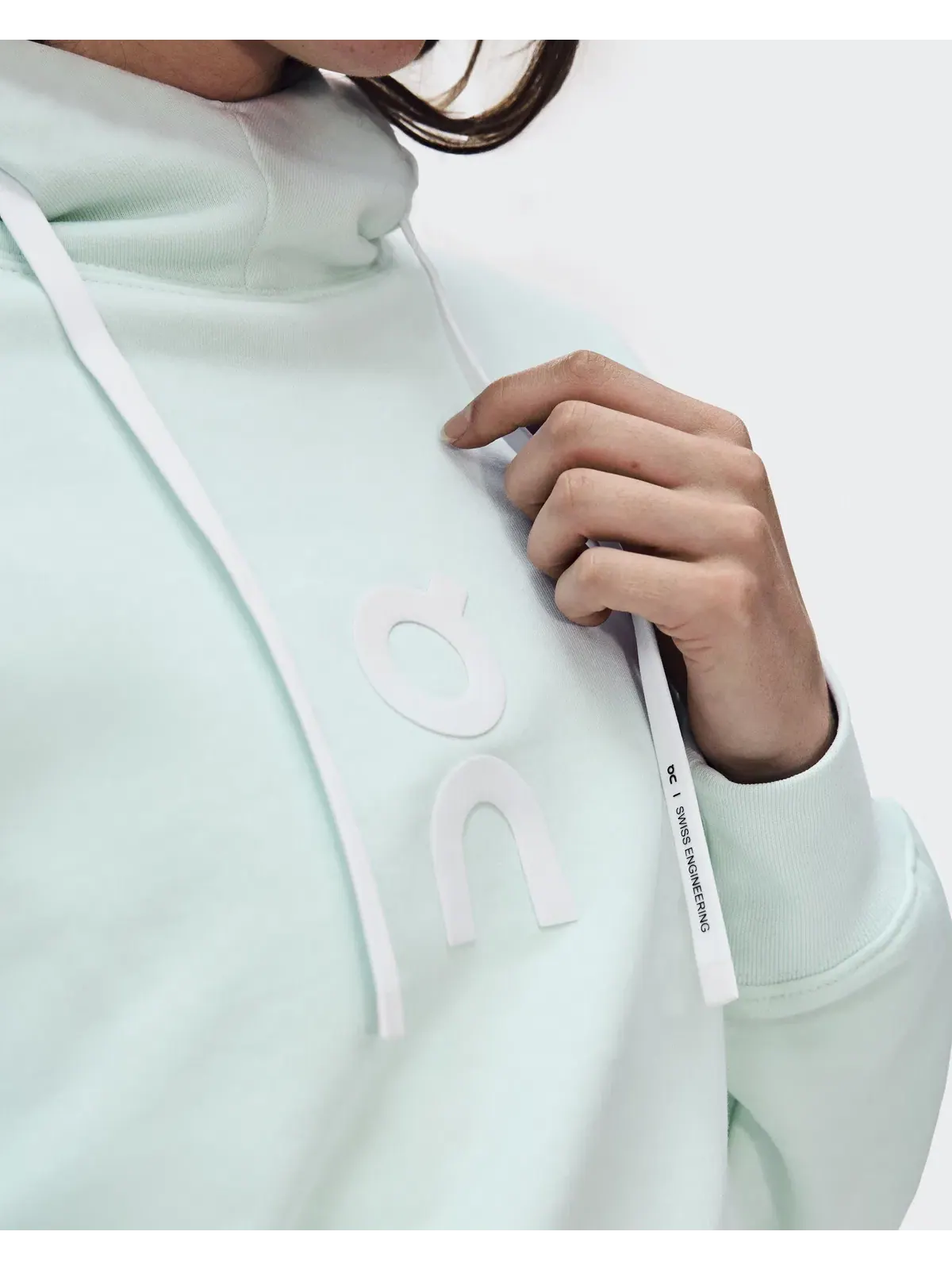 Женское худи свободного кроя с капюшоном Club Hoodie On, Flurry — изображение 5 из 8, бледно-голубой