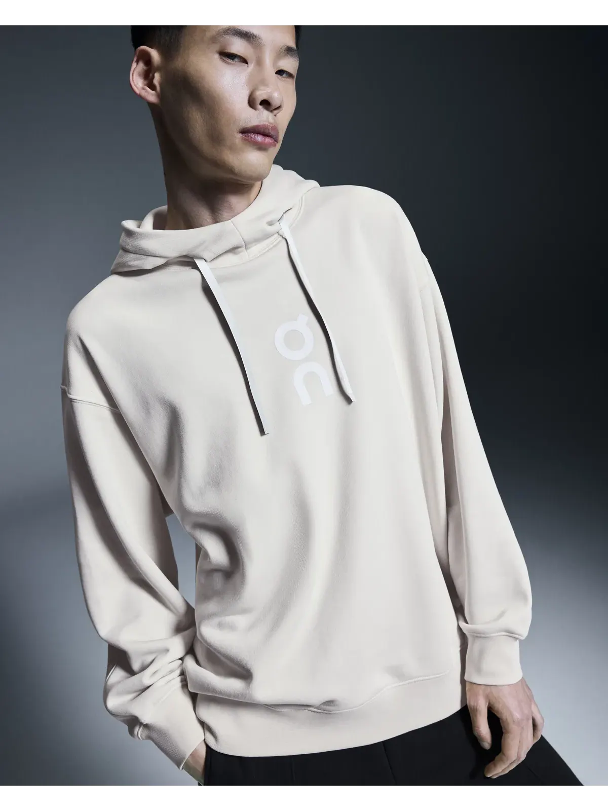 Мужское худи свободного кроя Club Hoodie On — изображение 6 из 7, серебряный