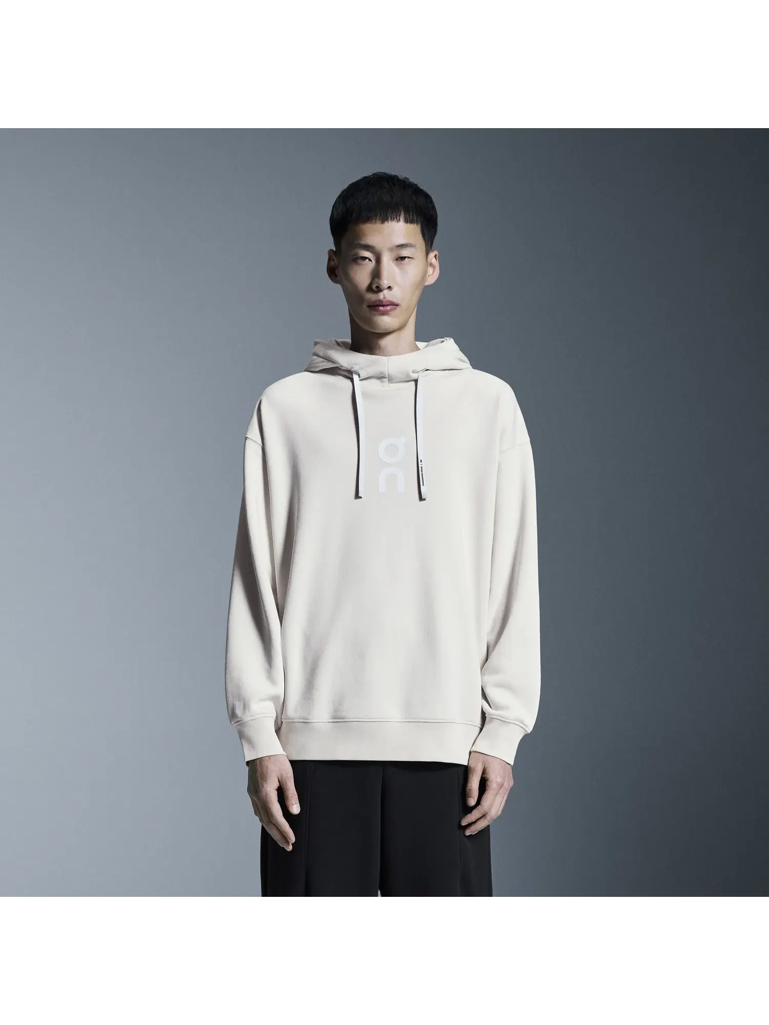 Мужское худи свободного кроя Club Hoodie On — изображение 7 из 7, серебряный