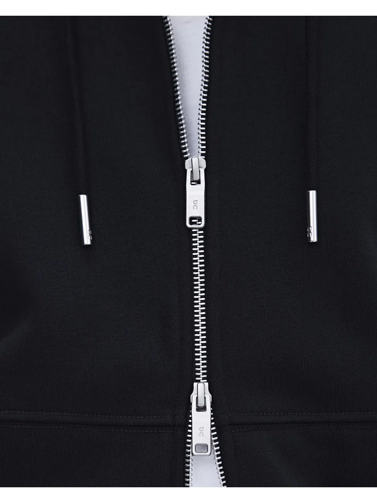 Мужское худи на молнии с вышивкой Club Collective Full Zip Hoodie On — изображение 9 из 10, черный