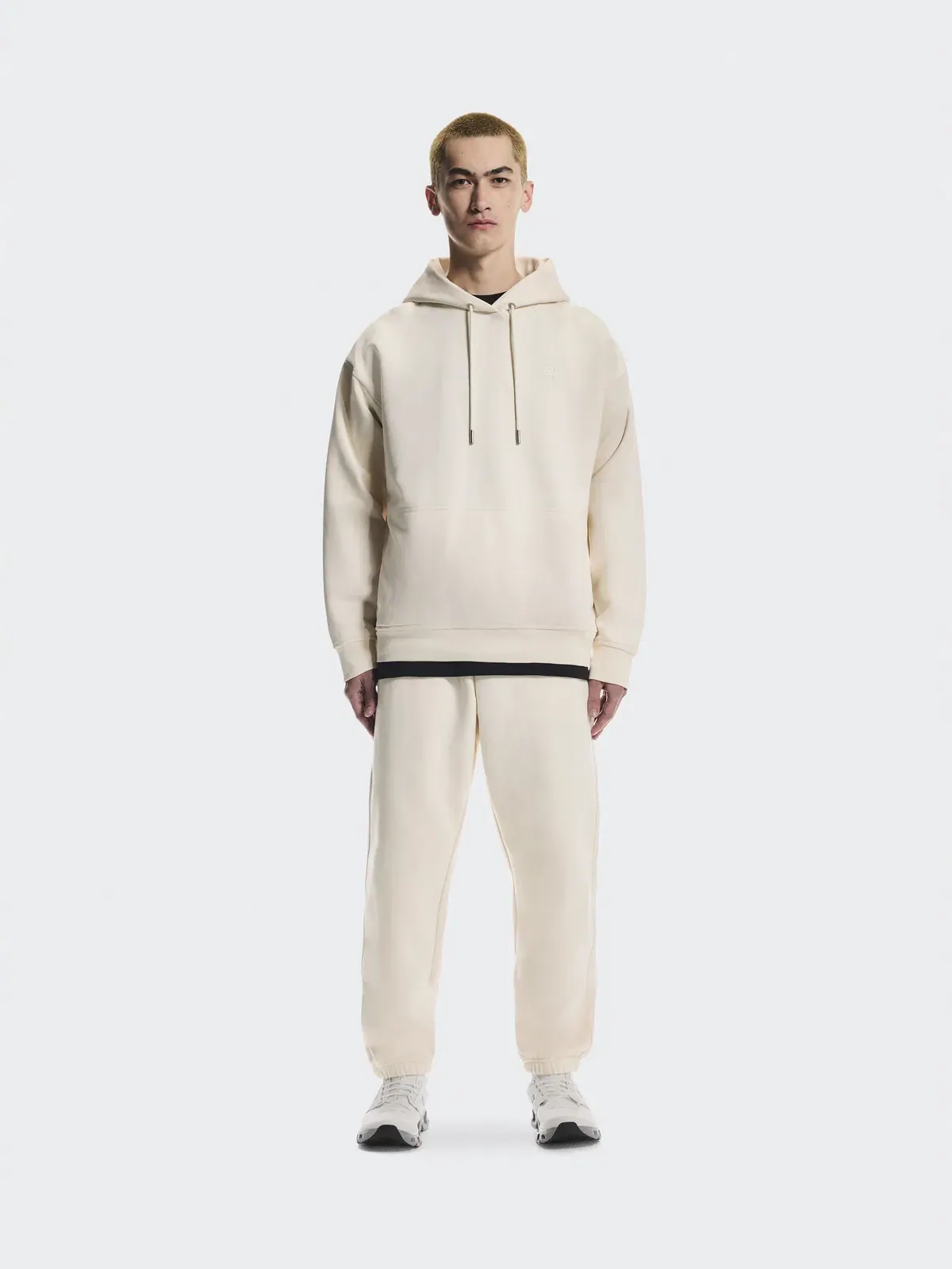 Мужское худи с принтом Club Collective Hoodie On — изображение 2 из 9, бежевый