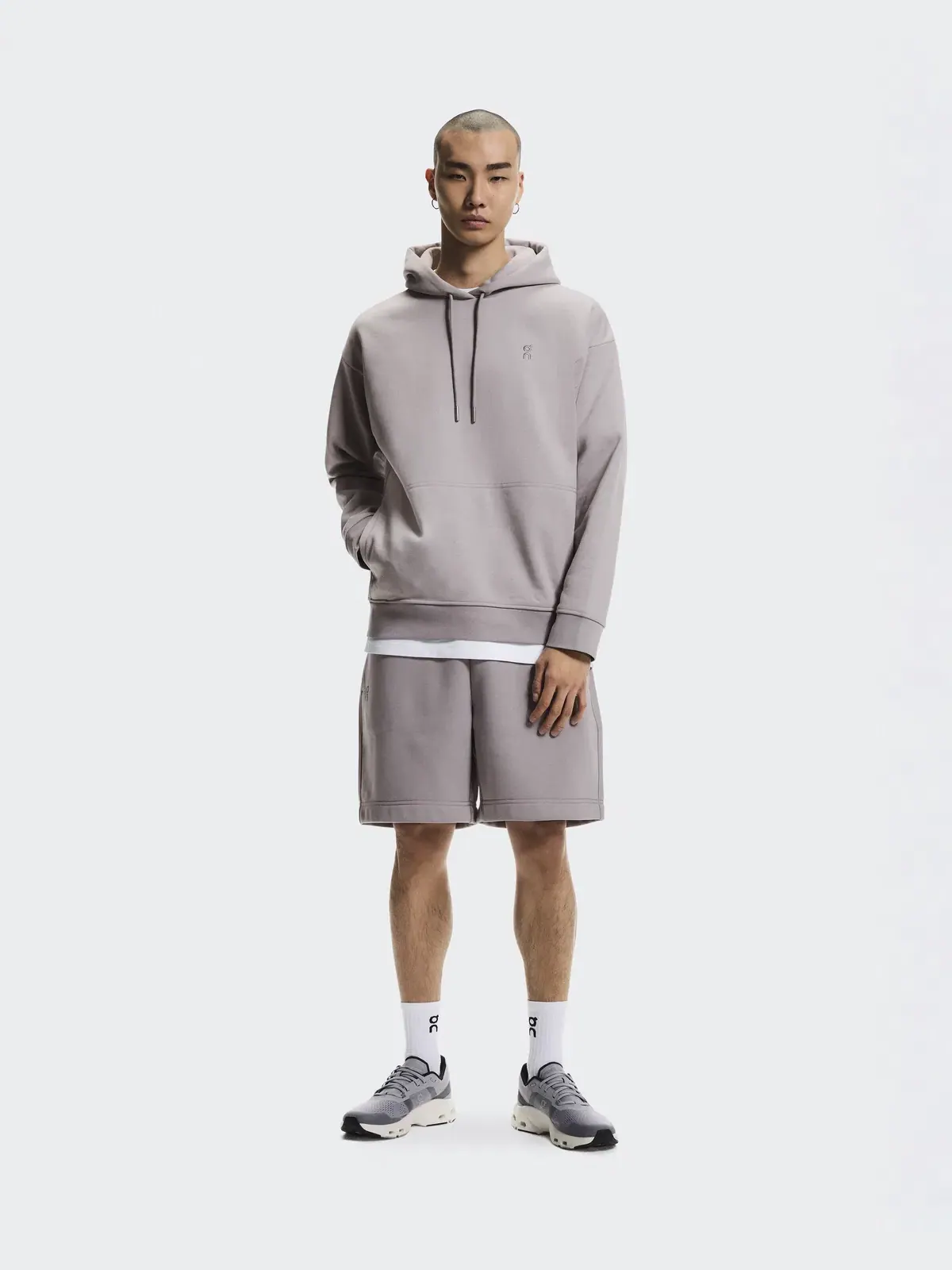 Мужское худи с принтом гор Club Collective Hoodie Geo On, Ore — изображение 2 из 8, землисто-коричневый