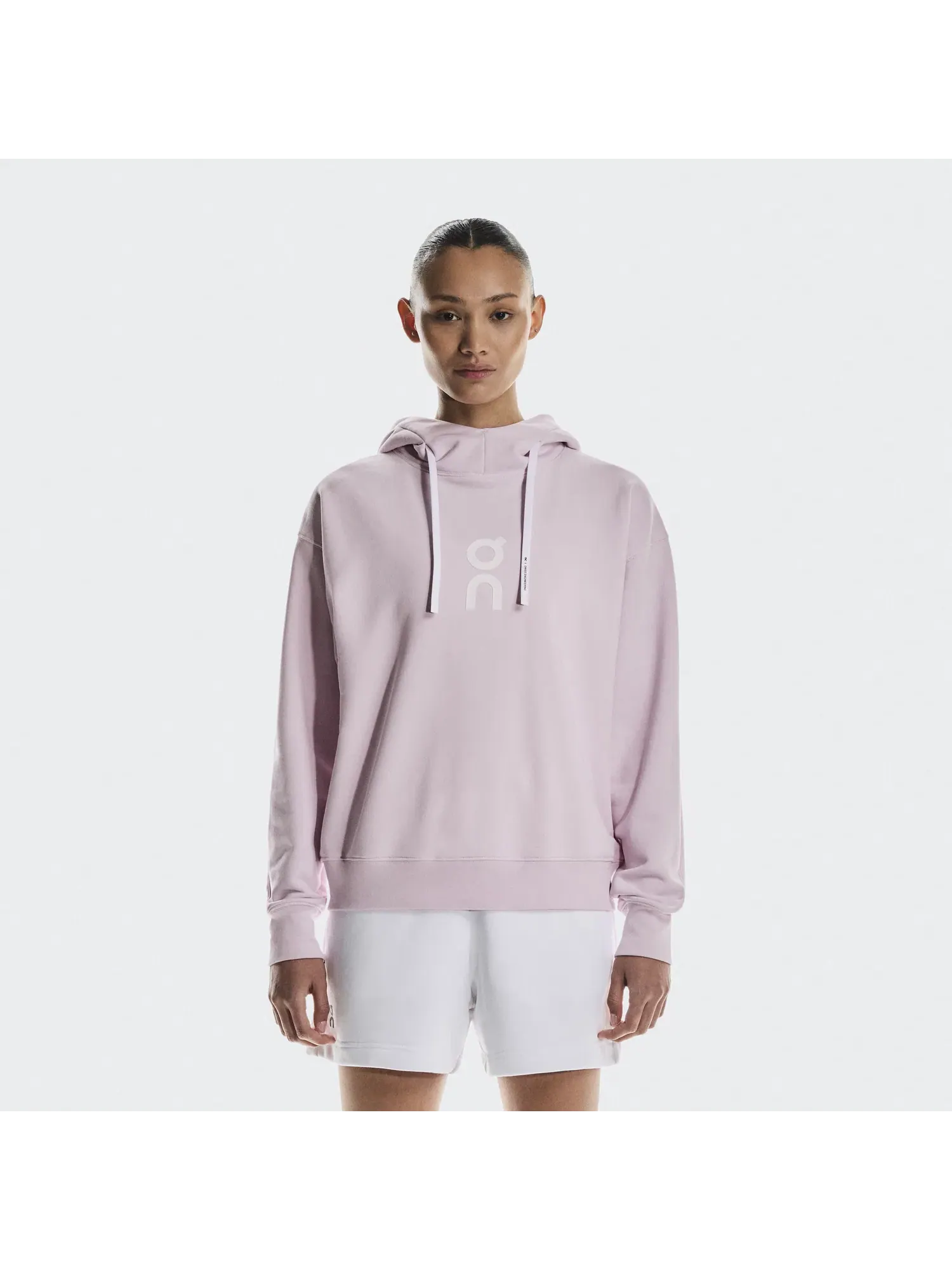 Женское худи с капюшоном свободного кроя Club Hoodie On — изображение 7 из 7, орхидейный