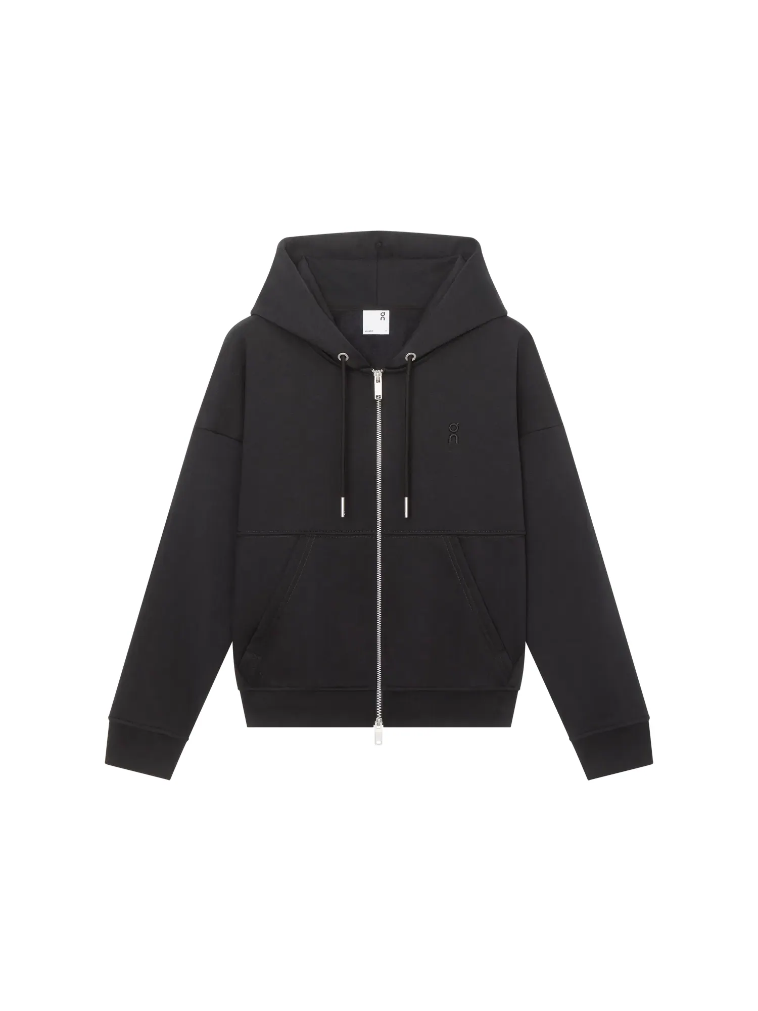Женское худи на молнии с вышитыми логотипами Club Collective Full Zip Hoodie On