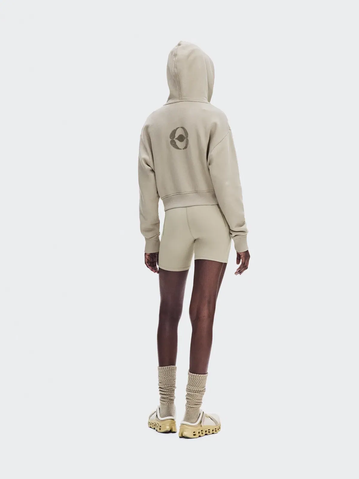 Женское худи на молнии с эффектом выцветания Club Collective Full Zip Hoodie FKA On, Lurien — изображение 4 из 8