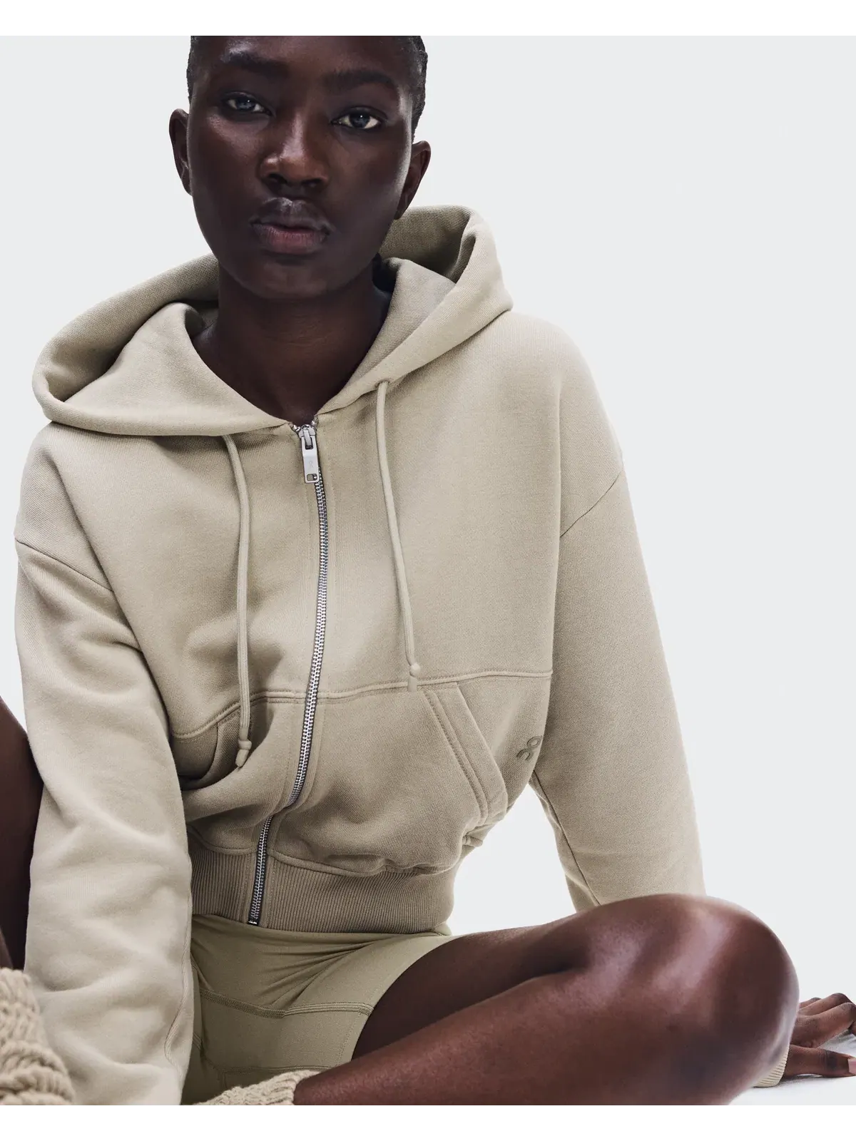 Женское худи на молнии с эффектом выцветания Club Collective Full Zip Hoodie FKA On, Lurien — изображение 6 из 8
