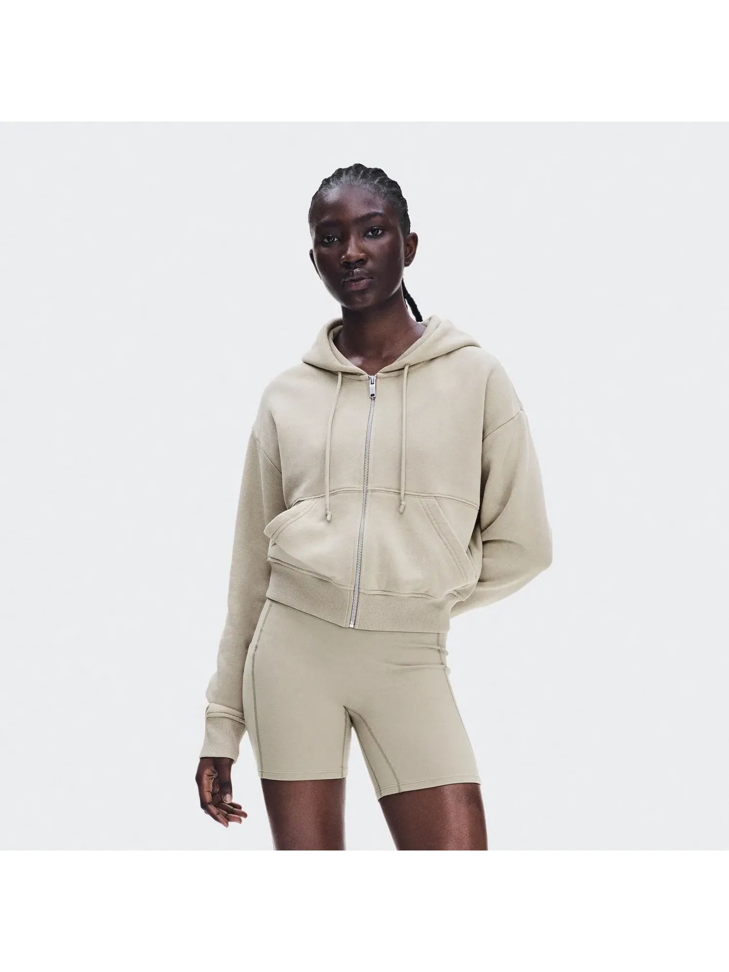 Женское худи на молнии с эффектом выцветания Club Collective Full Zip Hoodie FKA On, Lurien — изображение 8 из 8