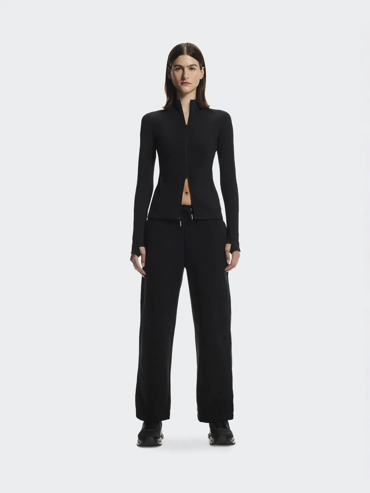 Женские брюки утепленные с принтом Club Collective Pants On — изображение 2 из 8, черный