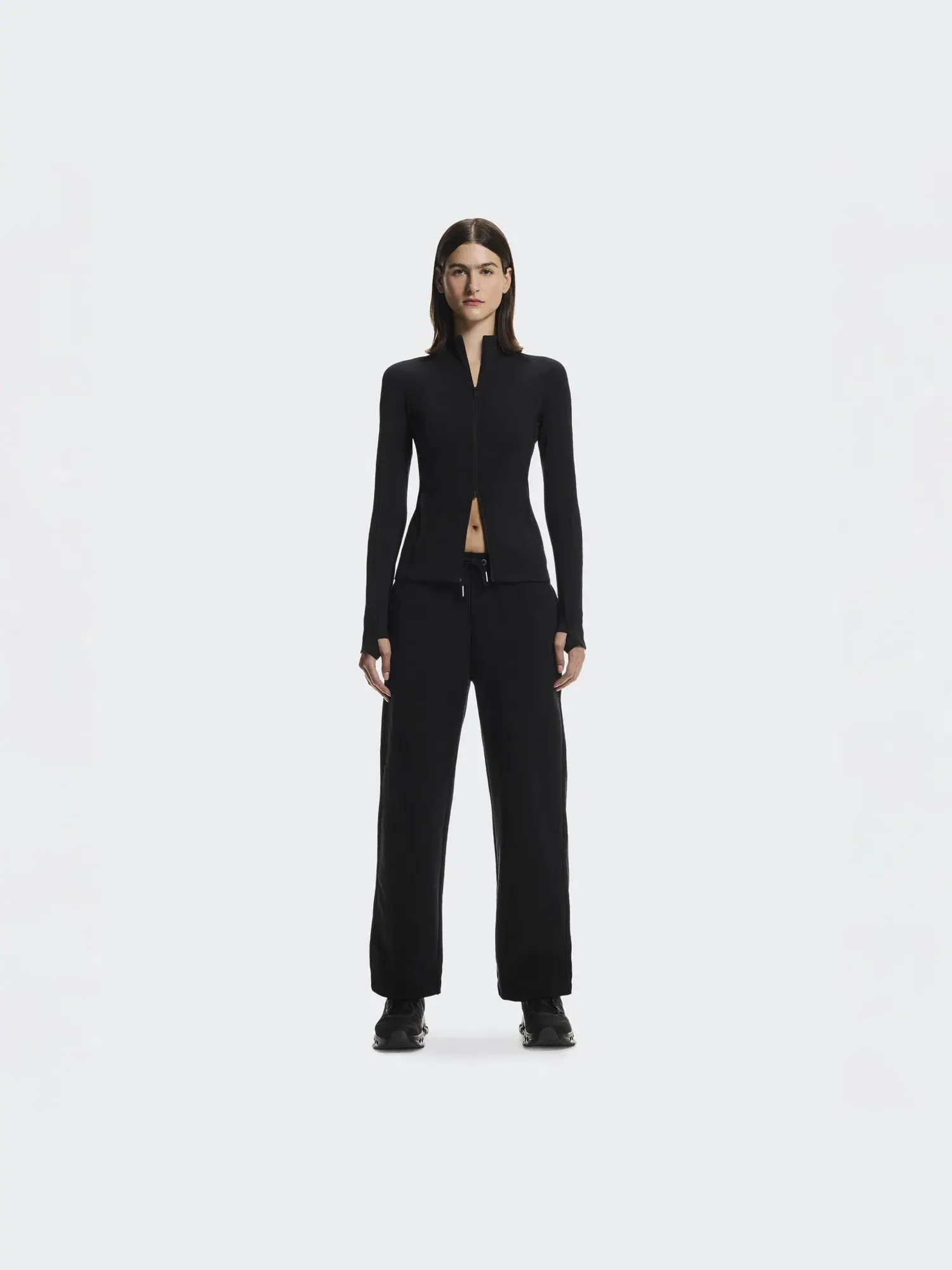 Женские брюки утепленные с принтом Club Collective Pants On — изображение 8 из 8, черный