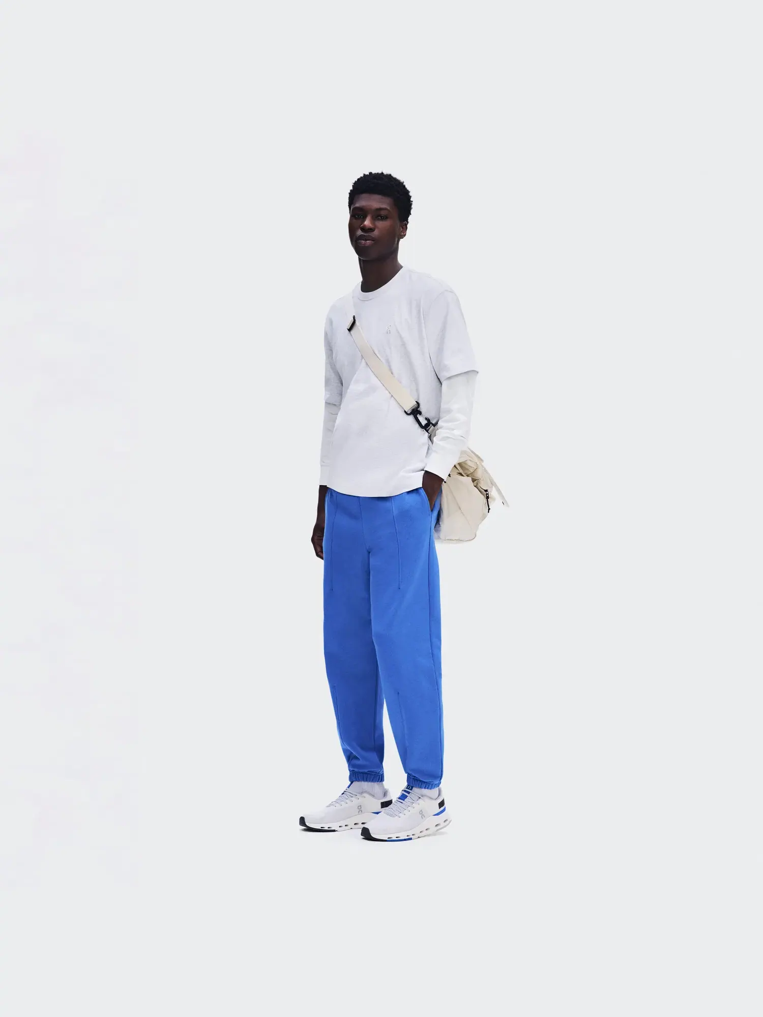 Мужские брюки с свободным кроем Club Pants On, Jay — изображение 10 из 11, светло-серый
