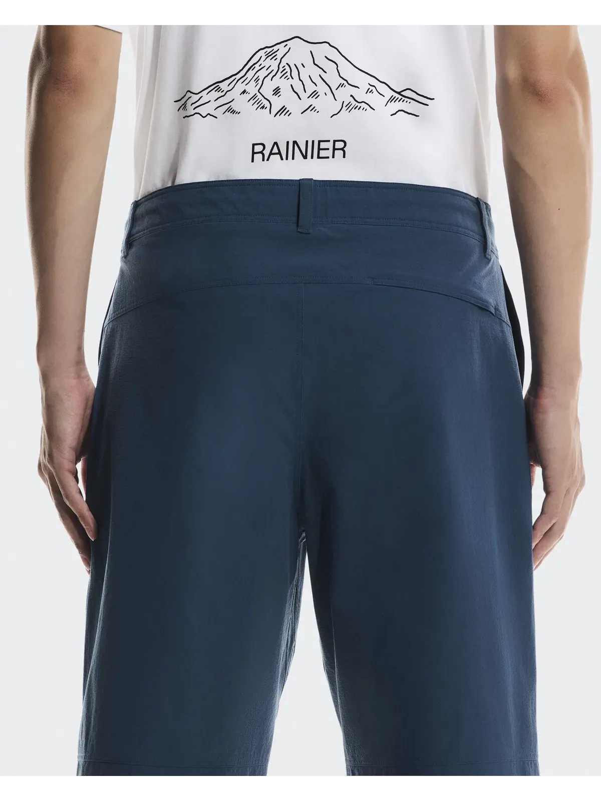 Мужские брюки карго с водоотталкивающей тканью Trek Pants BEAMS REI On — изображение 7 из 11, якиманский синий