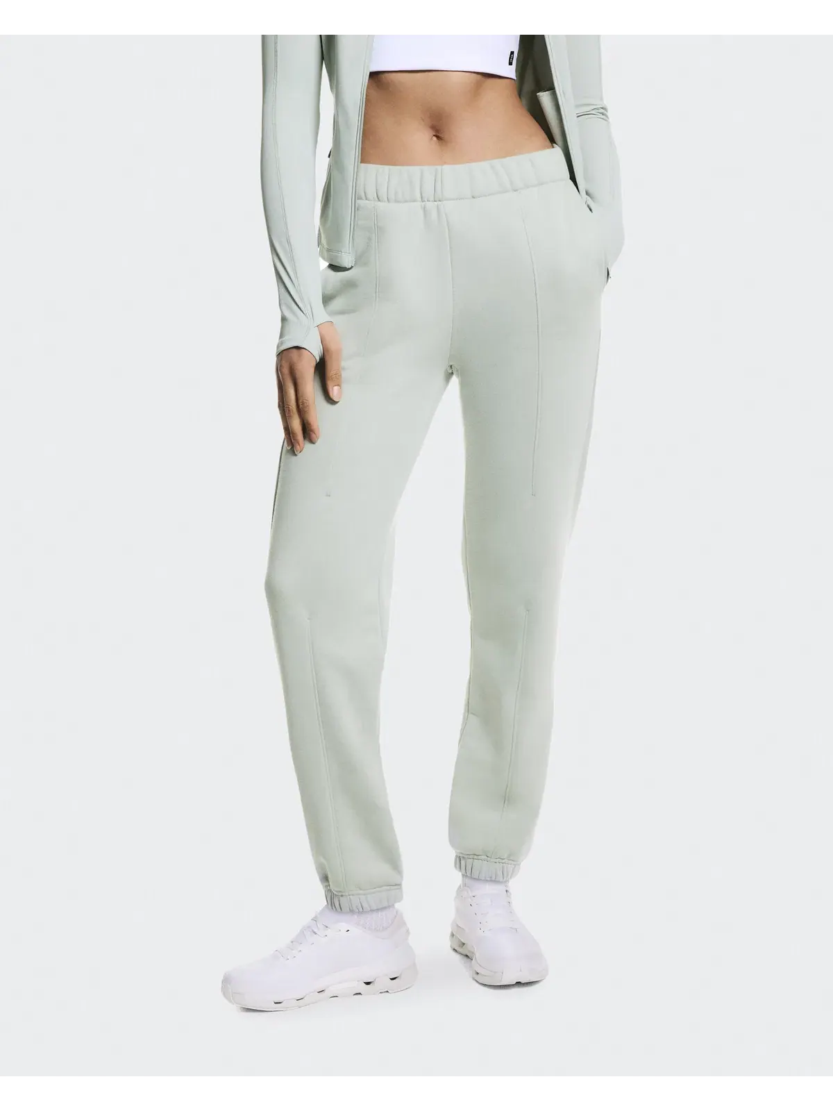 Женские брюки свободного кроя с боковыми карманами Club Pants On — изображение 4 из 8, минеральный