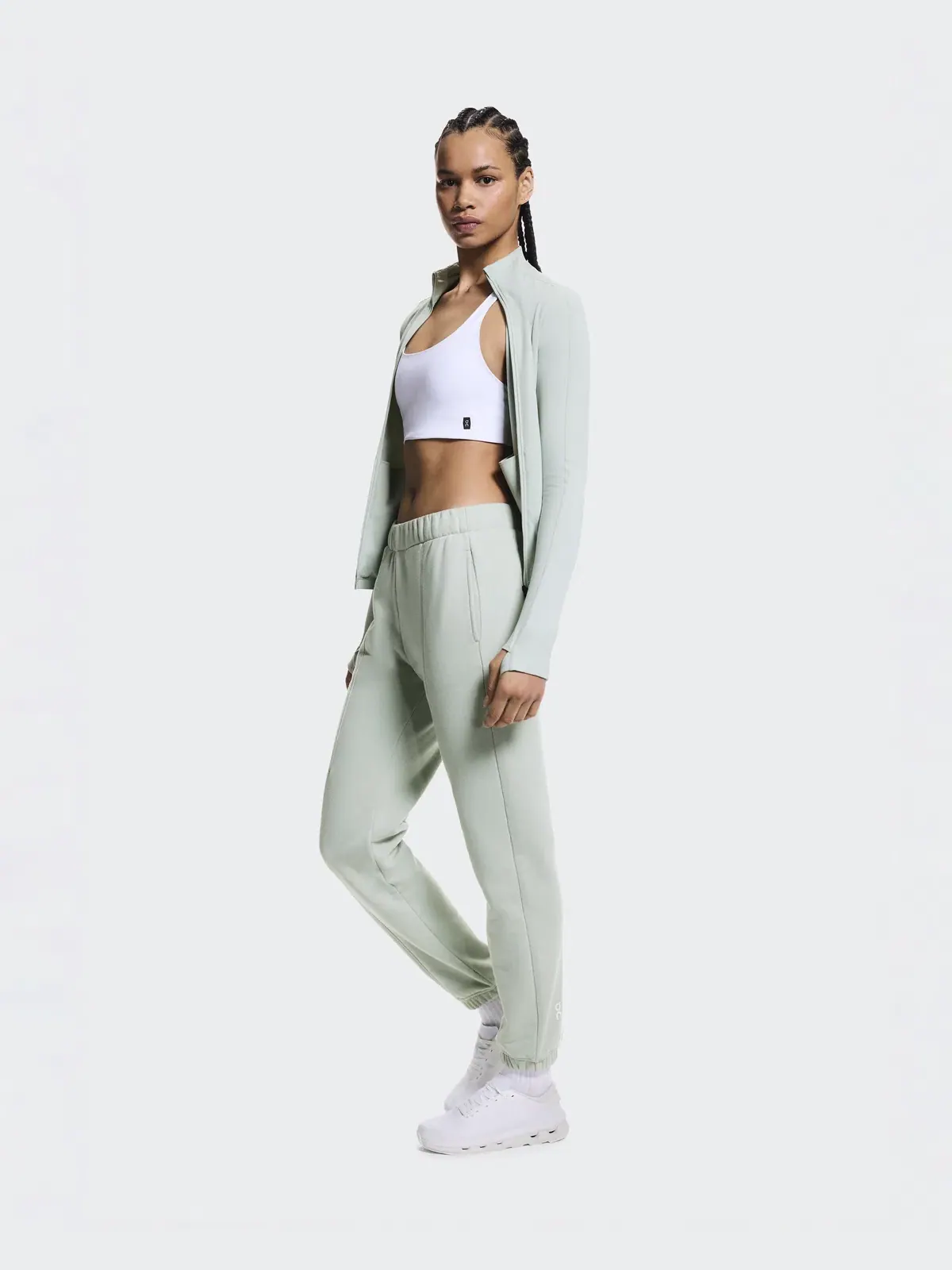 Женские брюки свободного кроя с боковыми карманами Club Pants On — изображение 7 из 8, минеральный