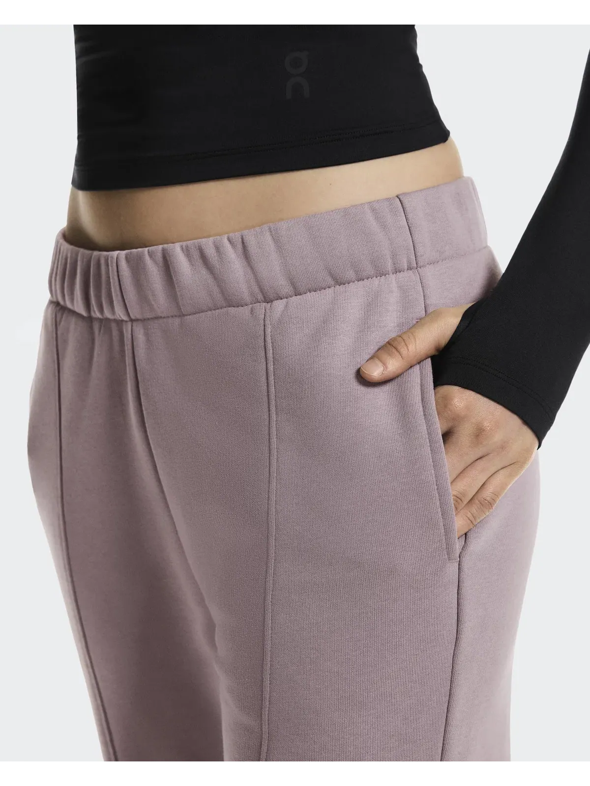Женские брюки спортивные свободного кроя Club Pants On, Heron — изображение 6 из 8, светло-серый