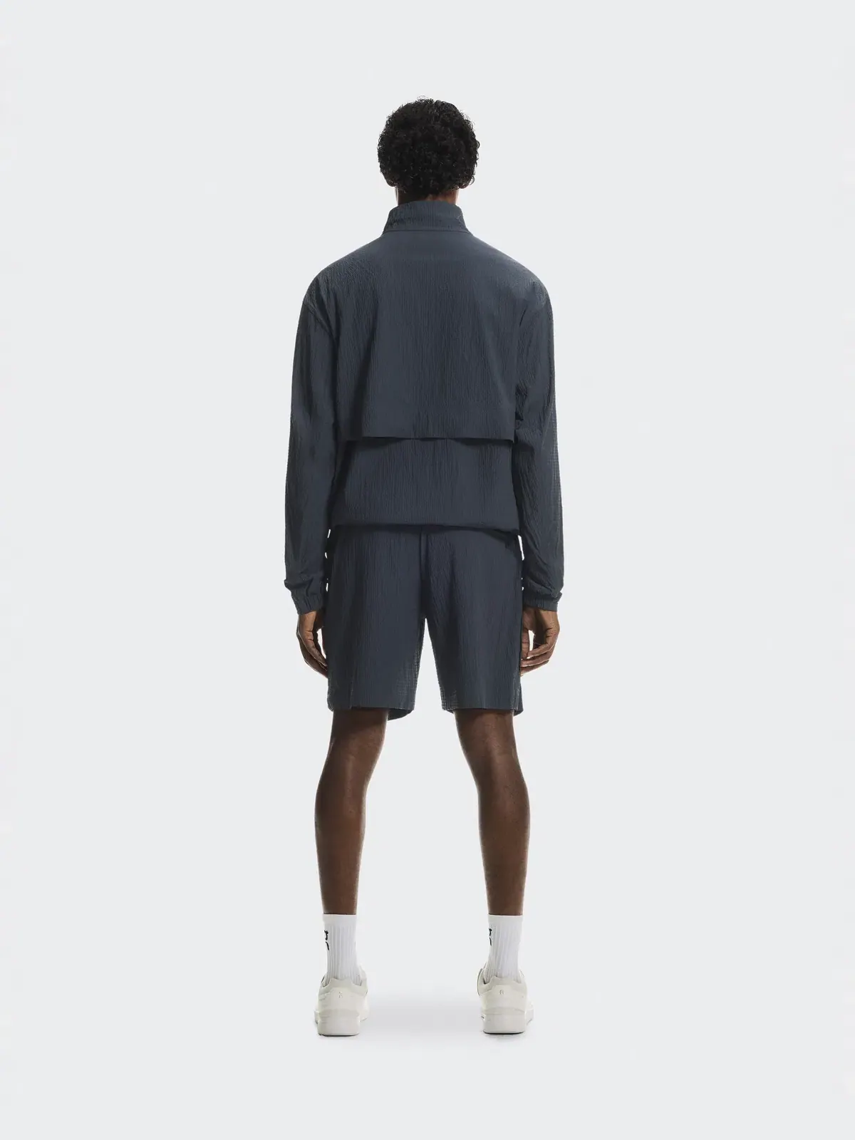 Мужская куртка с длинным рукавом на половину молнии Courtside 1/2 Zip Eaze On — изображение 3 из 9, синий
