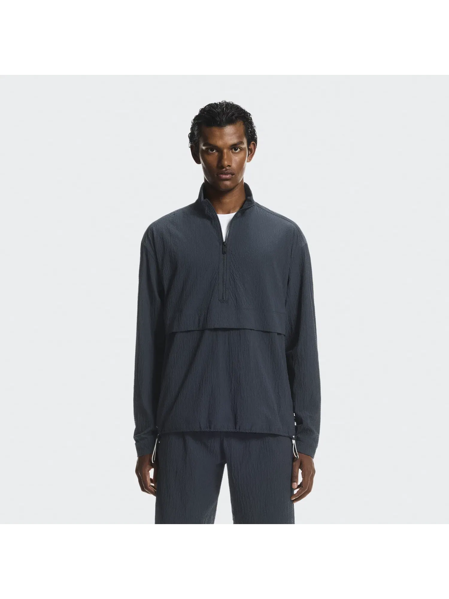 Мужская куртка с длинным рукавом на половину молнии Courtside 1/2 Zip Eaze On — изображение 9 из 9, синий
