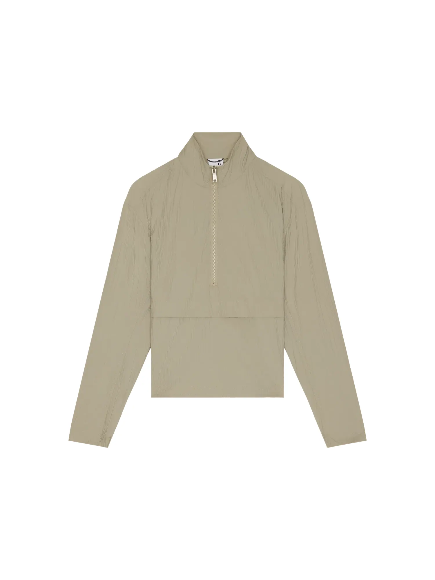 Женская куртка с 1/2 молнией из текстурированной ткани Courtside 1/2 Zip Eaze On, Brume