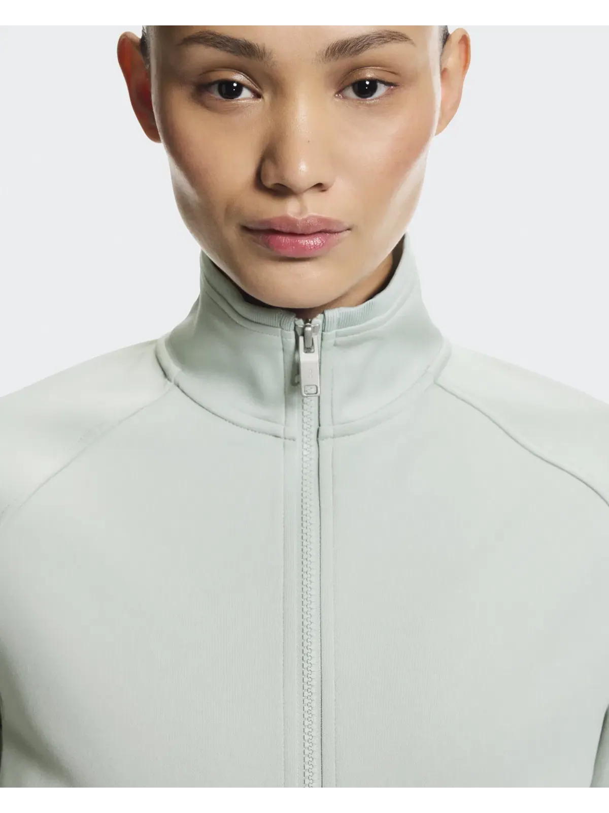 Женская куртка на молнии с высоким воротом Courtside Full-Zip On — изображение 7 из 9, минеральный