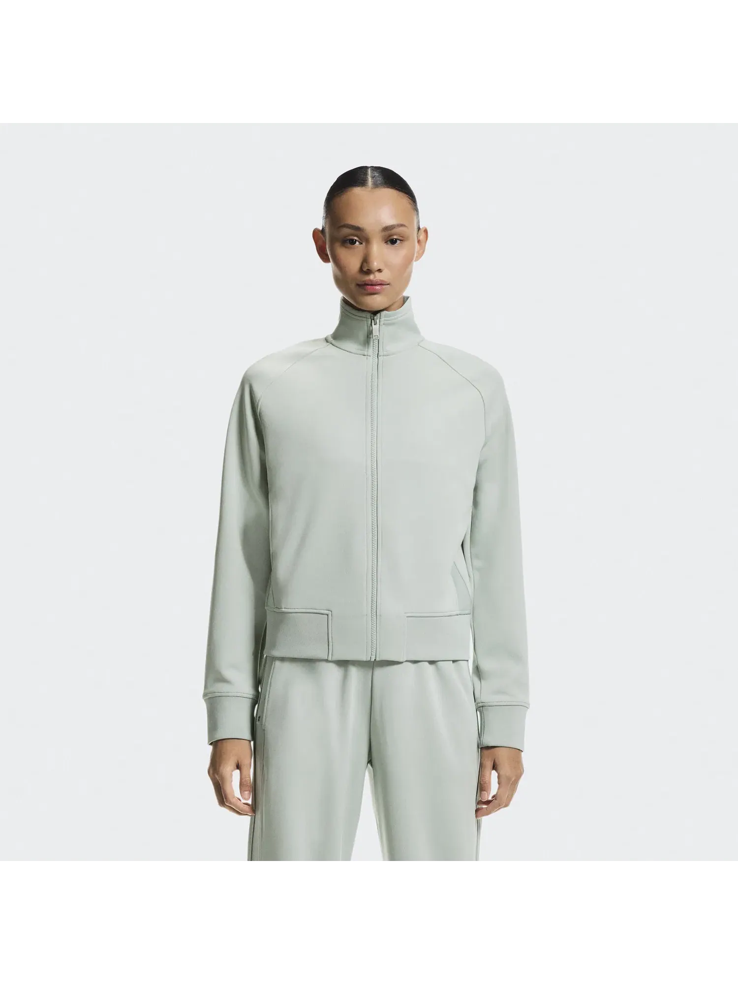 Женская куртка на молнии с высоким воротом Courtside Full-Zip On — изображение 9 из 9, минеральный