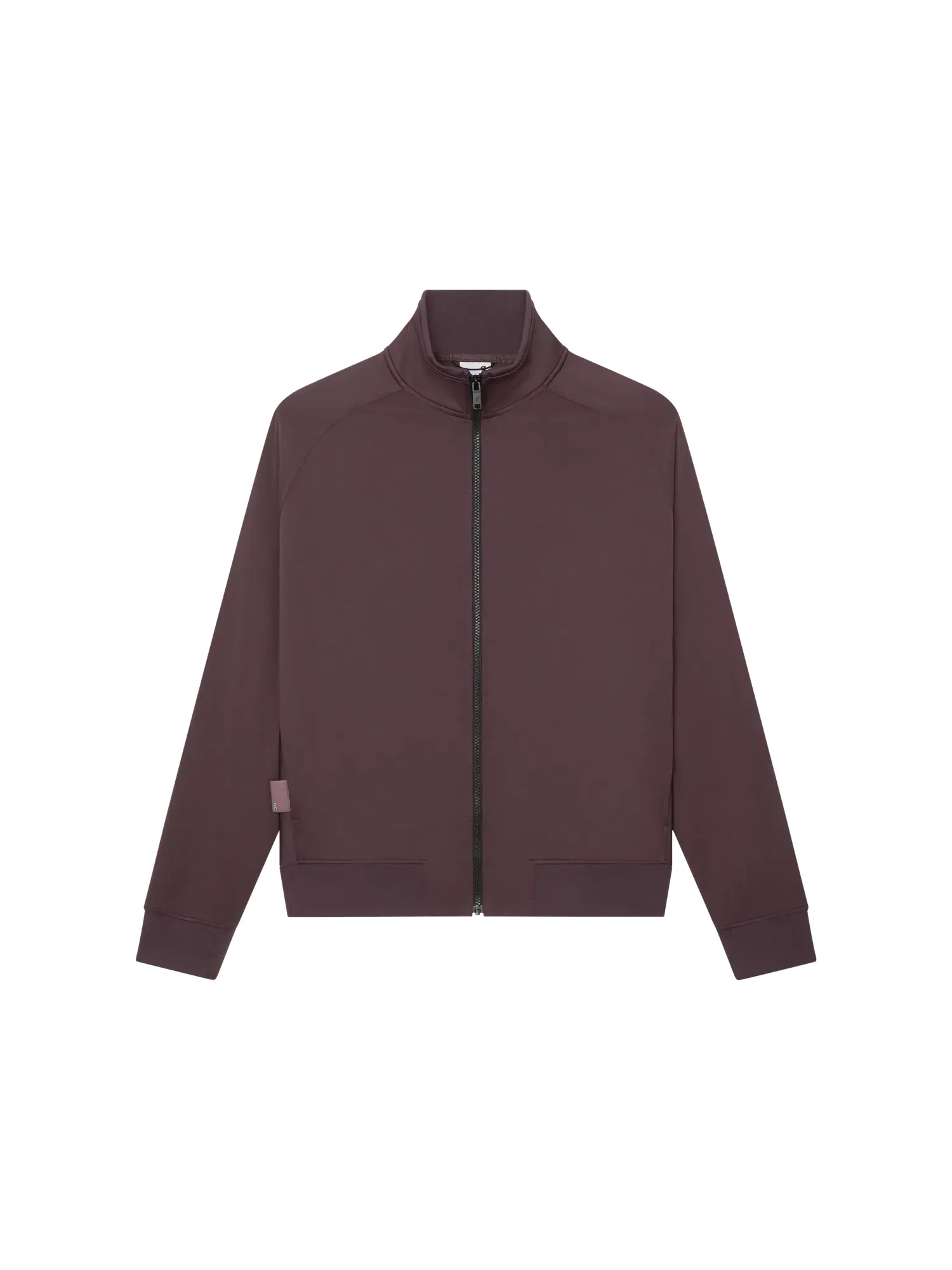 Мужская куртка на молнии с высоким воротом Courtside Full-Zip On — изображение 1 из 9, малина