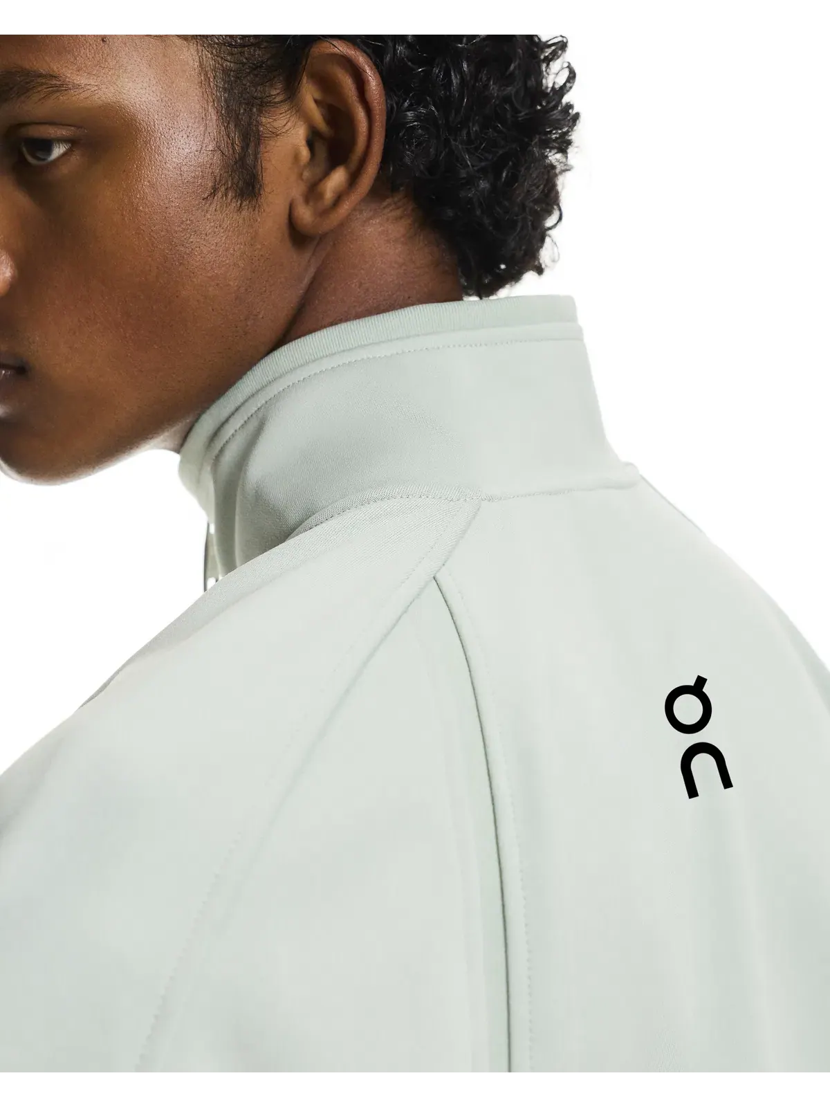 Мужская куртка на молнии с высоким воротом Courtside Full-Zip On — изображение 7 из 10, минеральный